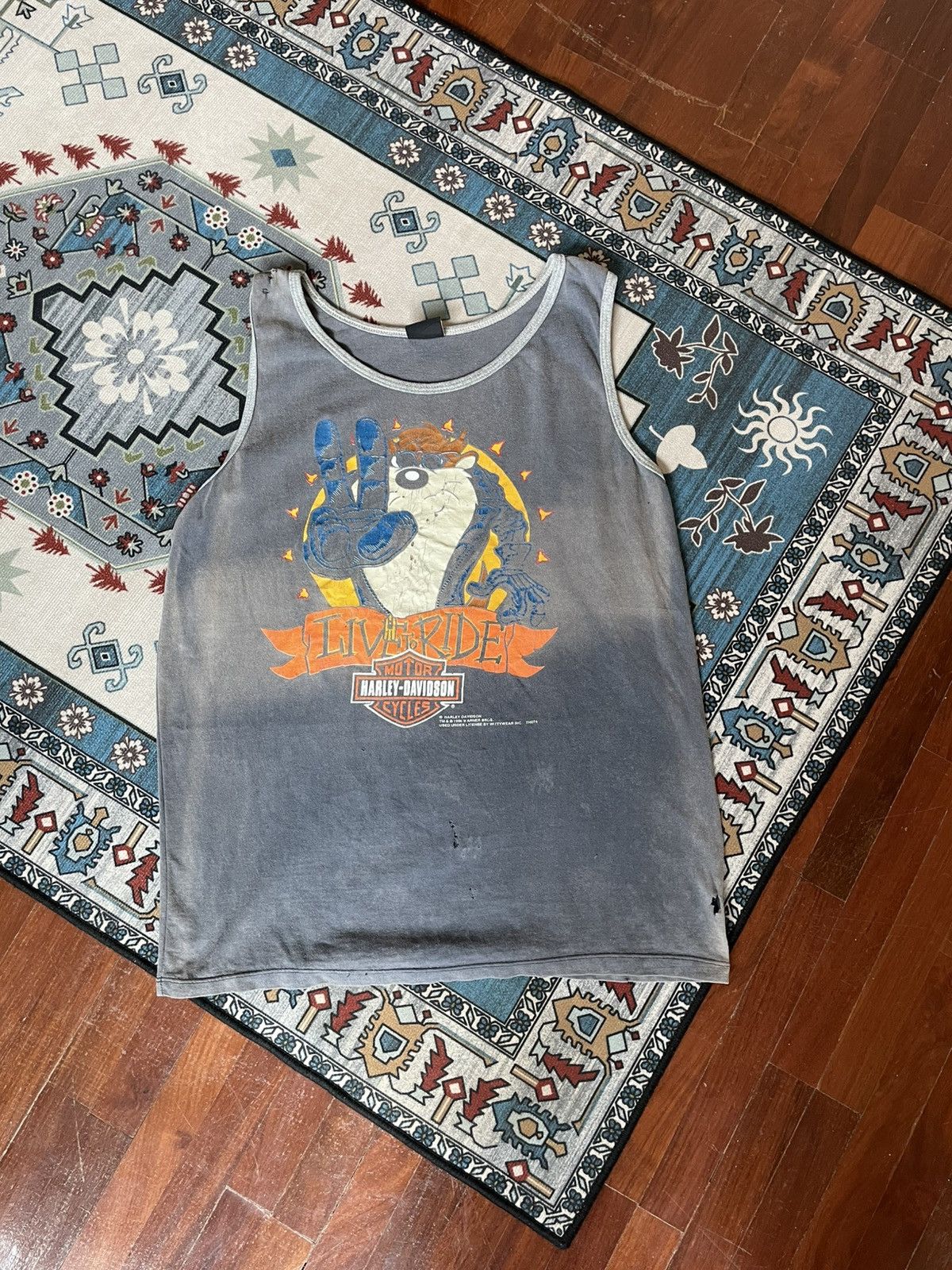 Harley Davidson Vintage Harley Davidson Taz Size US M / EU 48-50 / 2 - 1 Thumbnail