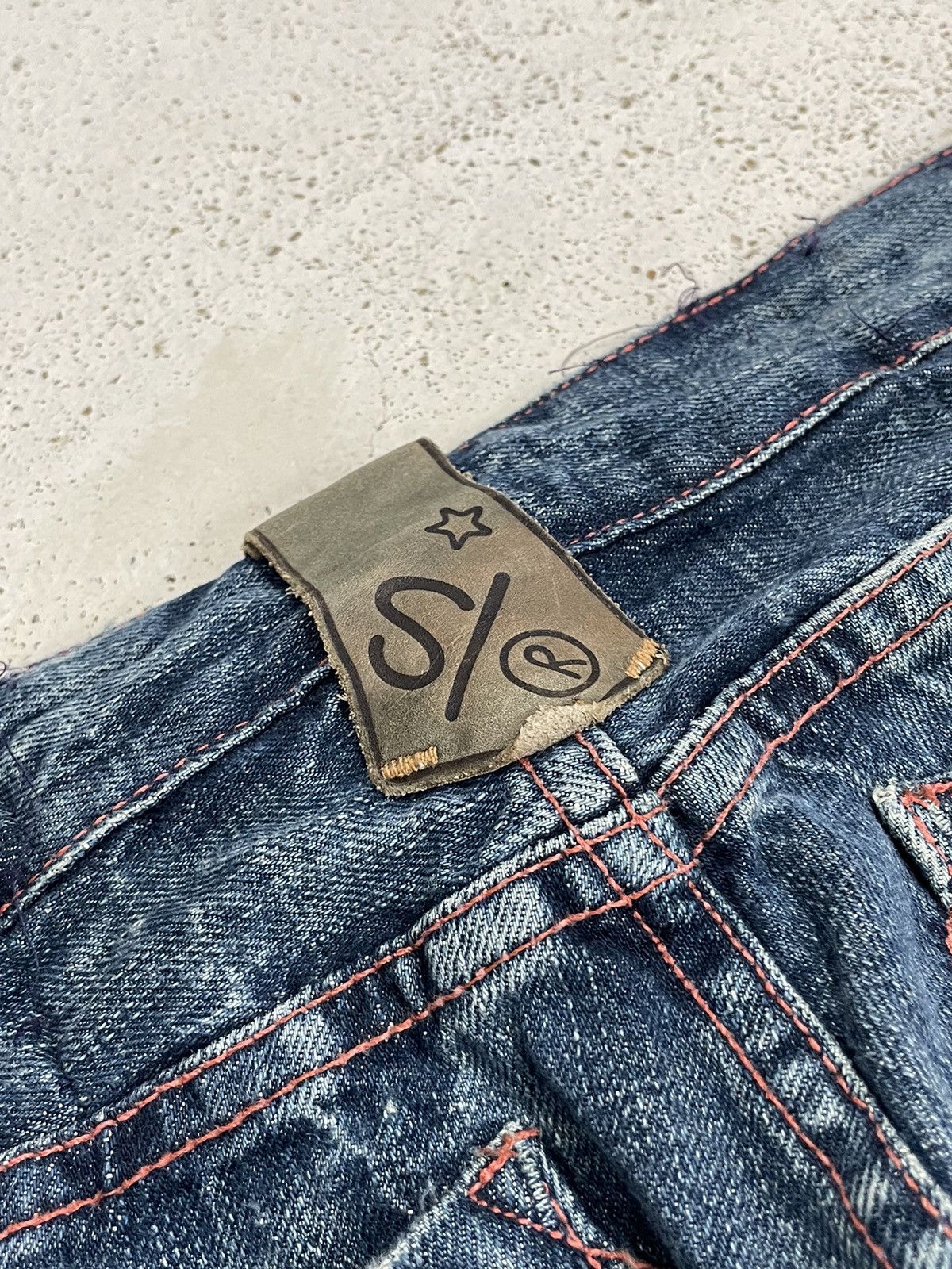 Hysteric Glamour × Japanese Brand Sacred 28 Bootcut Front Pocket Embroidery Distressed Size US 32 / EU 48 - 15 Thumbnail