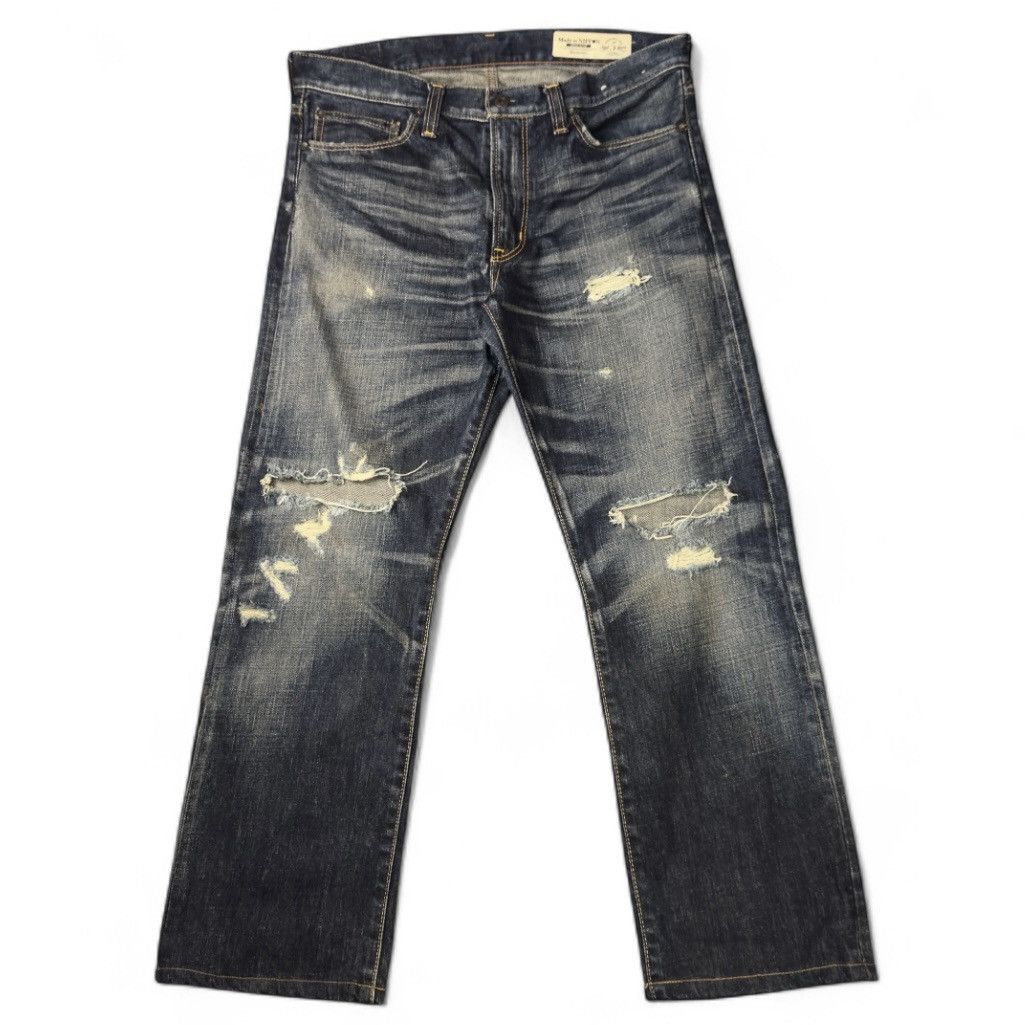 Japanese Brand 🔥🇯🇵 Back Number Limited Edition Denim Size US 33 - 2 Thumbnail