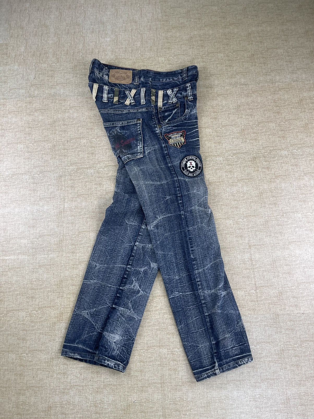 Hysteric Glamour Vintage Hysteric Glamour Creation Double Waist Denim Pants Size US 32 / EU 48 - 3 Thumbnail