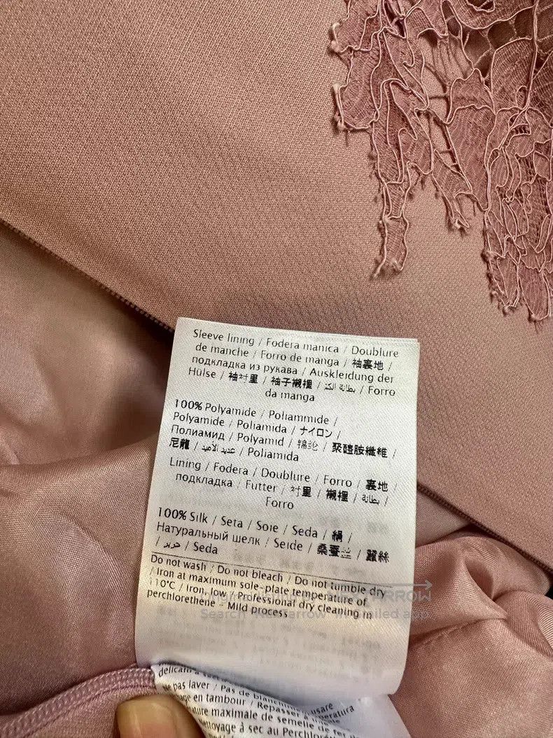 Valentino Valentino Pink lace cut-out flared sleeve dress Size S / US 4 / IT 40 - 7 Thumbnail