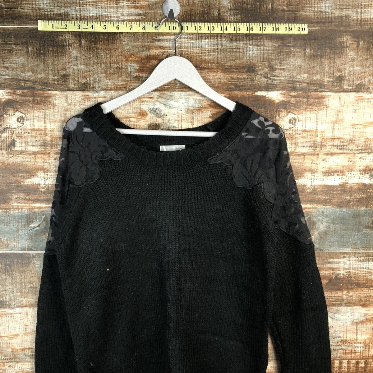 Homespun Knitwear × Japanese Brand × Vintage Philler Black vintage Knitwear #A1295 Size L / US 10 / IT 46 - 5 Thumbnail