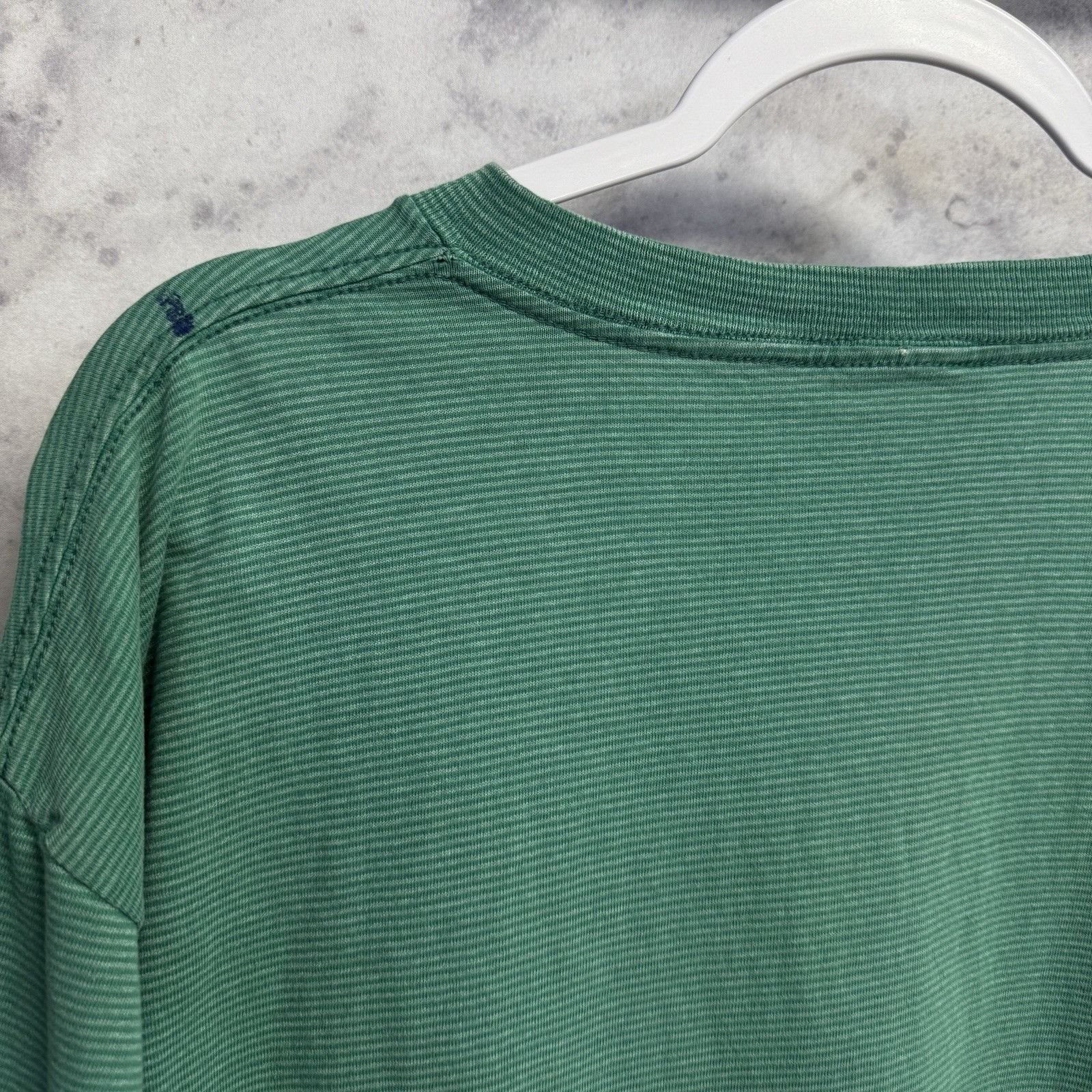 Vintage Vintage 90s Mickey Mouse T Shirt Green Short Sleeve Striped Size US XL / EU 56 / 4 - 10 Thumbnail