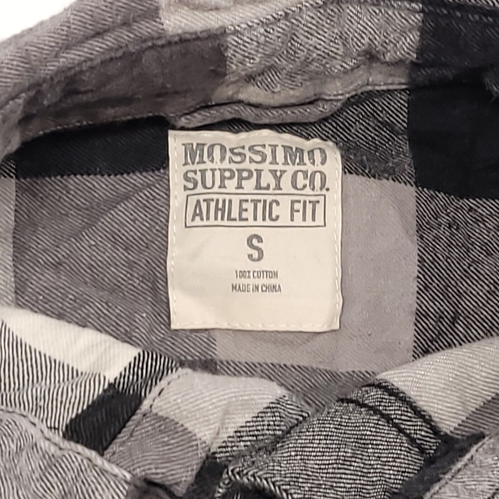 Mossimo Mossimo Gingham Flannel Button Up Shirt Mens Size S Gray Size US S / EU 44-46 / 1 - 3 Thumbnail