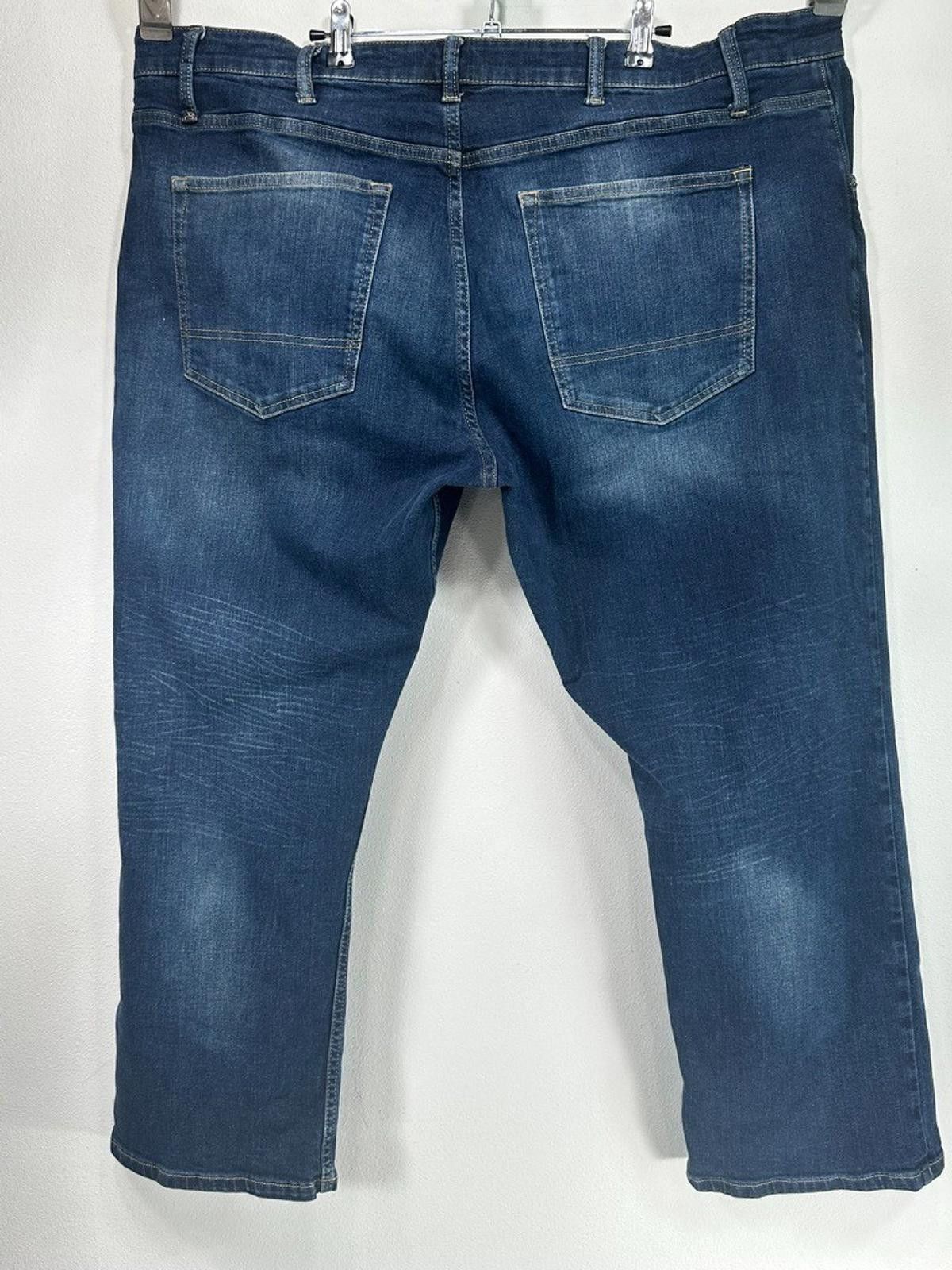 Vintage Foundry Foundry Men's 46/29 Blue Straight Stretch Big Denim Jeans Size US 44 / EU 60 - 2 Thumbnail