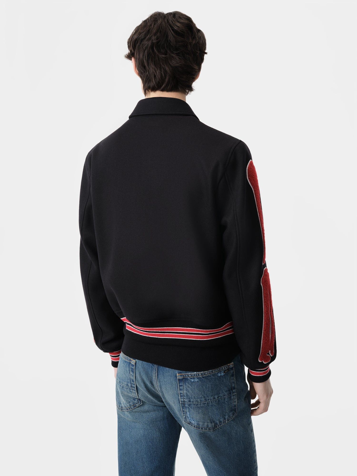 Amiri o1orln1125 Bones Jacket in Black/Red Size US L / EU 52-54 / 3 - 4 Thumbnail