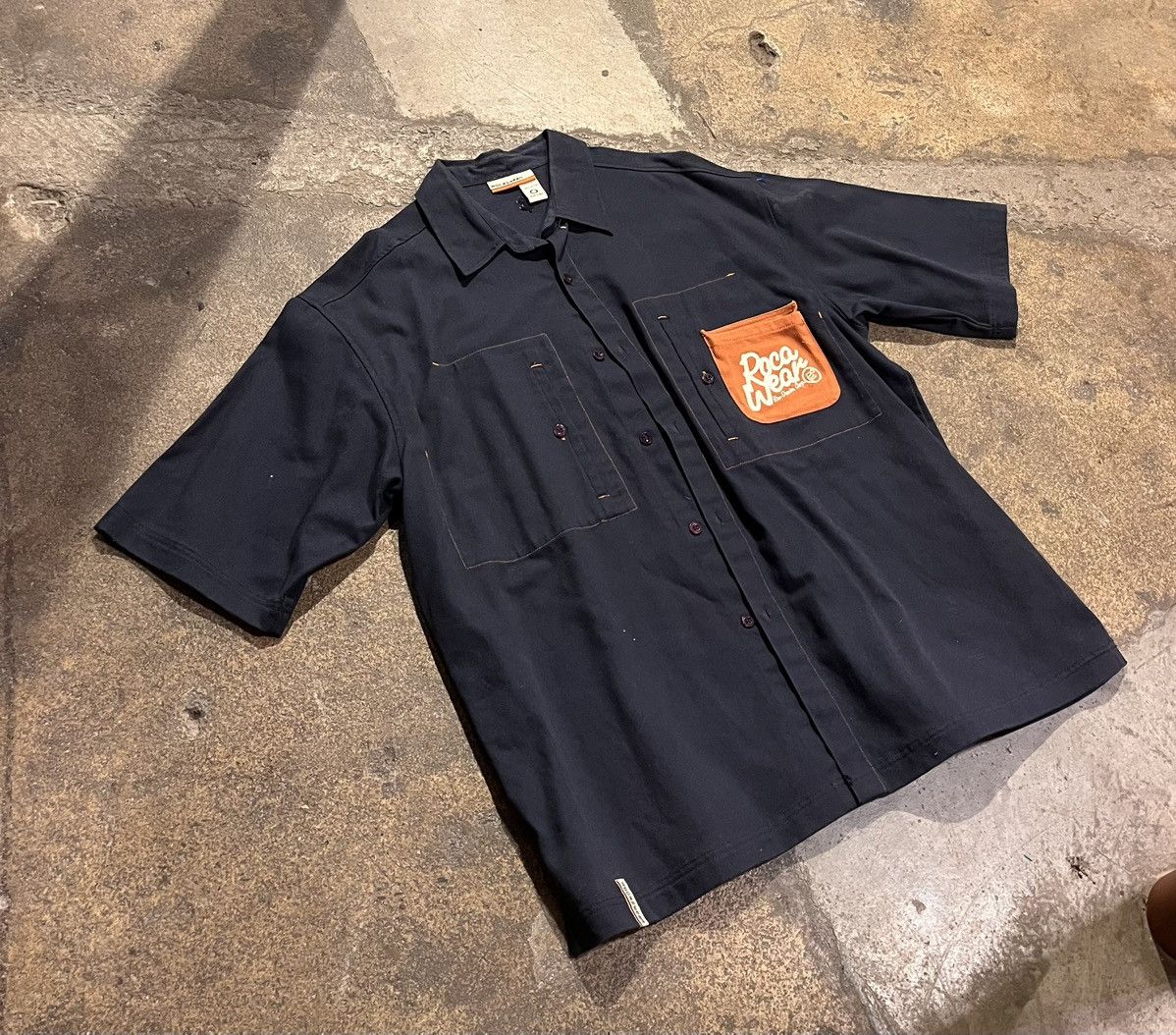 Rocawear Rocawear Denim Work Button Up Shirt SZ 2XL Size US XXL / EU 58 / 5 - 7 Thumbnail
