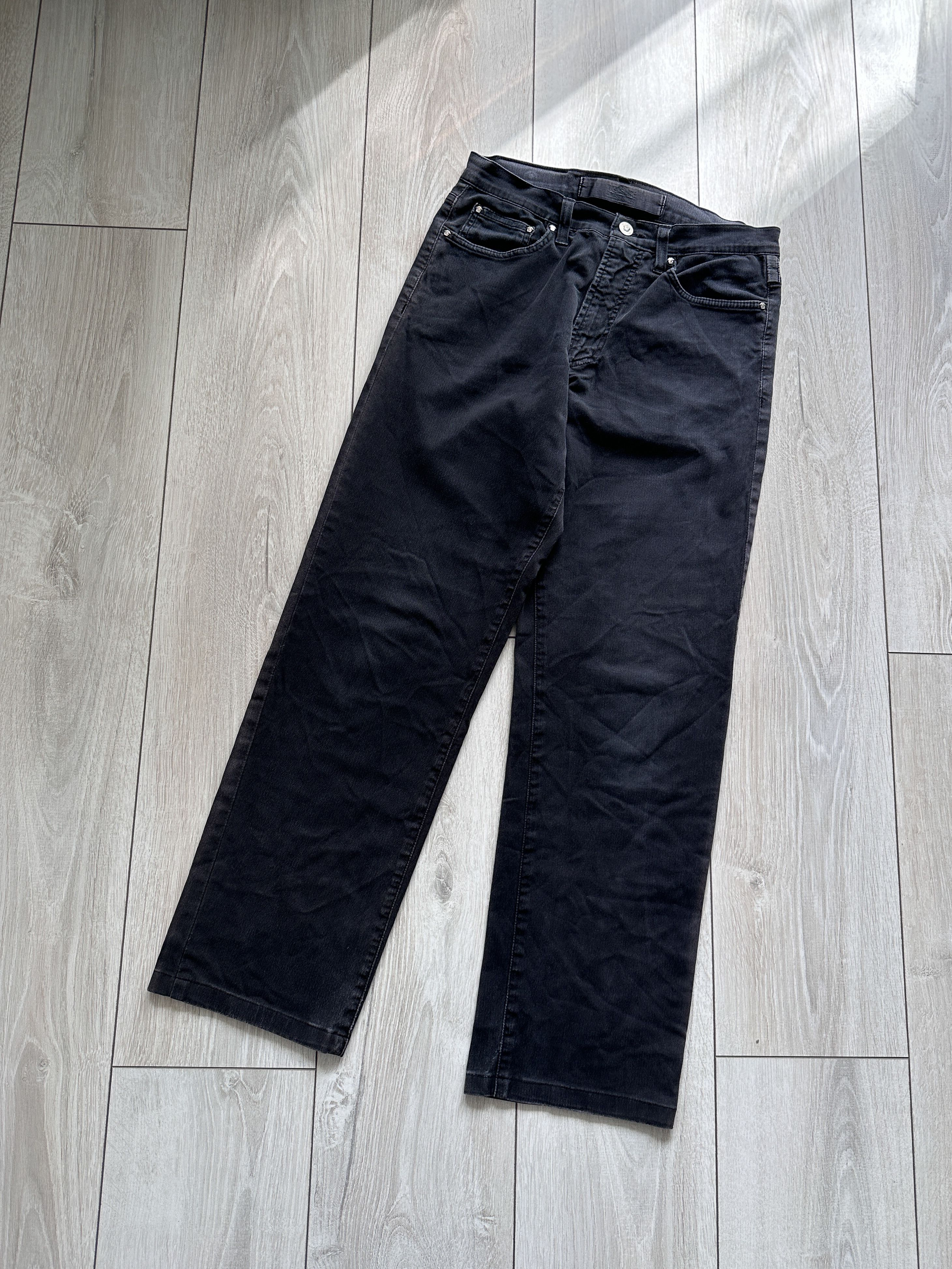 Versace Jeans Couture Vintage Versace Jeans Couture Black Denim Jeans Size US 28 / EU 44 - 4 Thumbnail