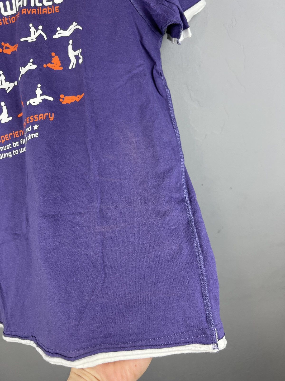 Vintage Vintage 90s Ladies Wanted sex position tee y2k style Size US M / EU 48-50 / 2 - 6 Thumbnail