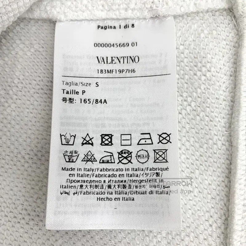 Valentino Valentino White Cotton Women's Hoodie . Size S / US 4 / IT 40 - 7 Thumbnail