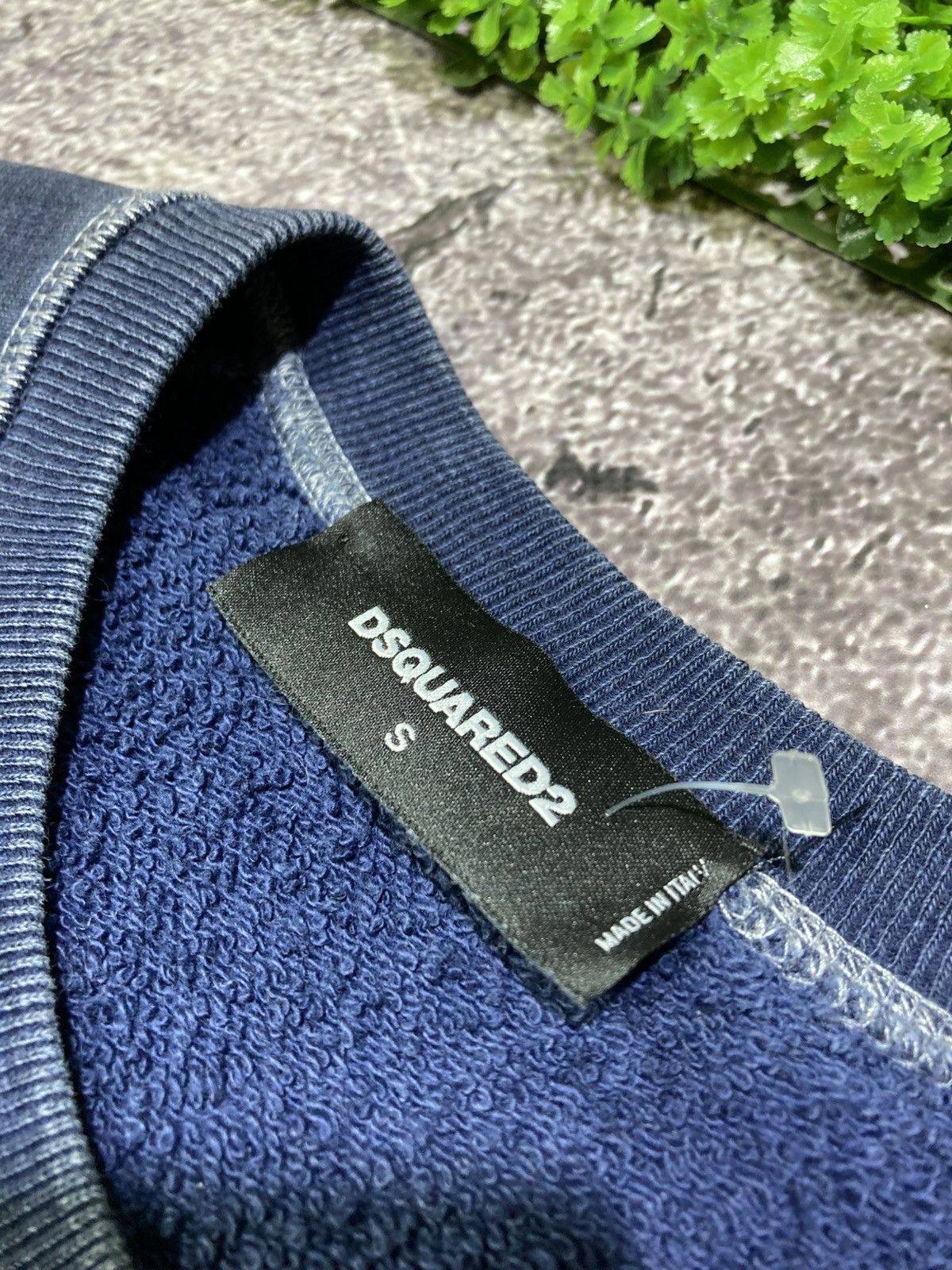 Dsquared2 DSQUARED2 Logo Sweatshirt Navy Blue Italy Terry Cloth Size S Size US S / EU 44-46 / 1 - 4 Thumbnail