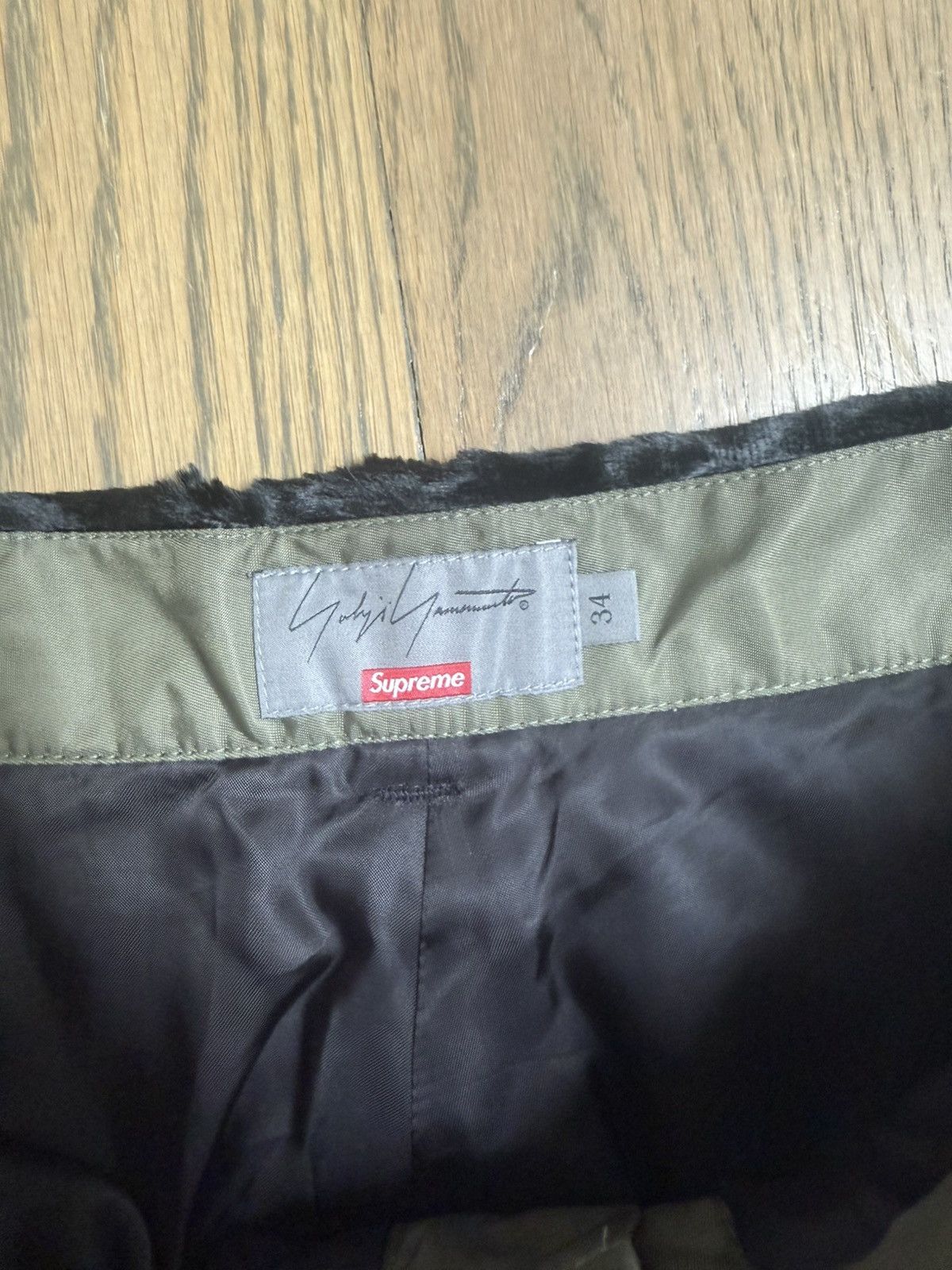 Supreme × Yohji Yamamoto Supreme x yohji yamamoto fur cargo pants Size US 34 / EU 50 - 4 Thumbnail