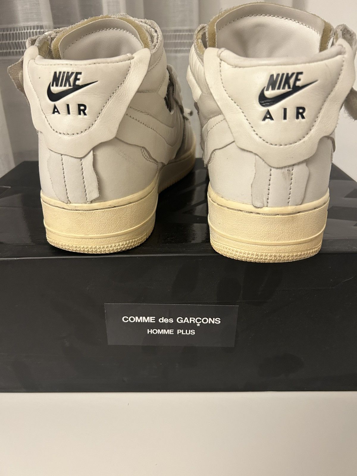 Comme des Garcons Homme Plus × Nike Nike AF1 Mid x CDG Homme Plus "Cut Off" White - US 11 Size US 11 / EU 44 - 7 Thumbnail