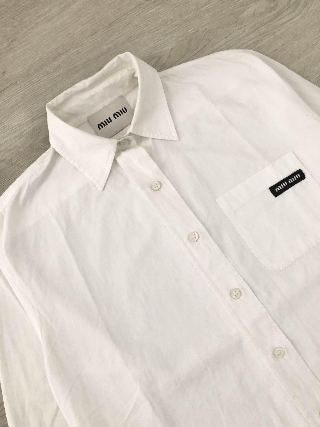 Miu Miu Miu Miu POPLIN SHIRT Size US S / EU 44-46 / 1 - 3 Thumbnail