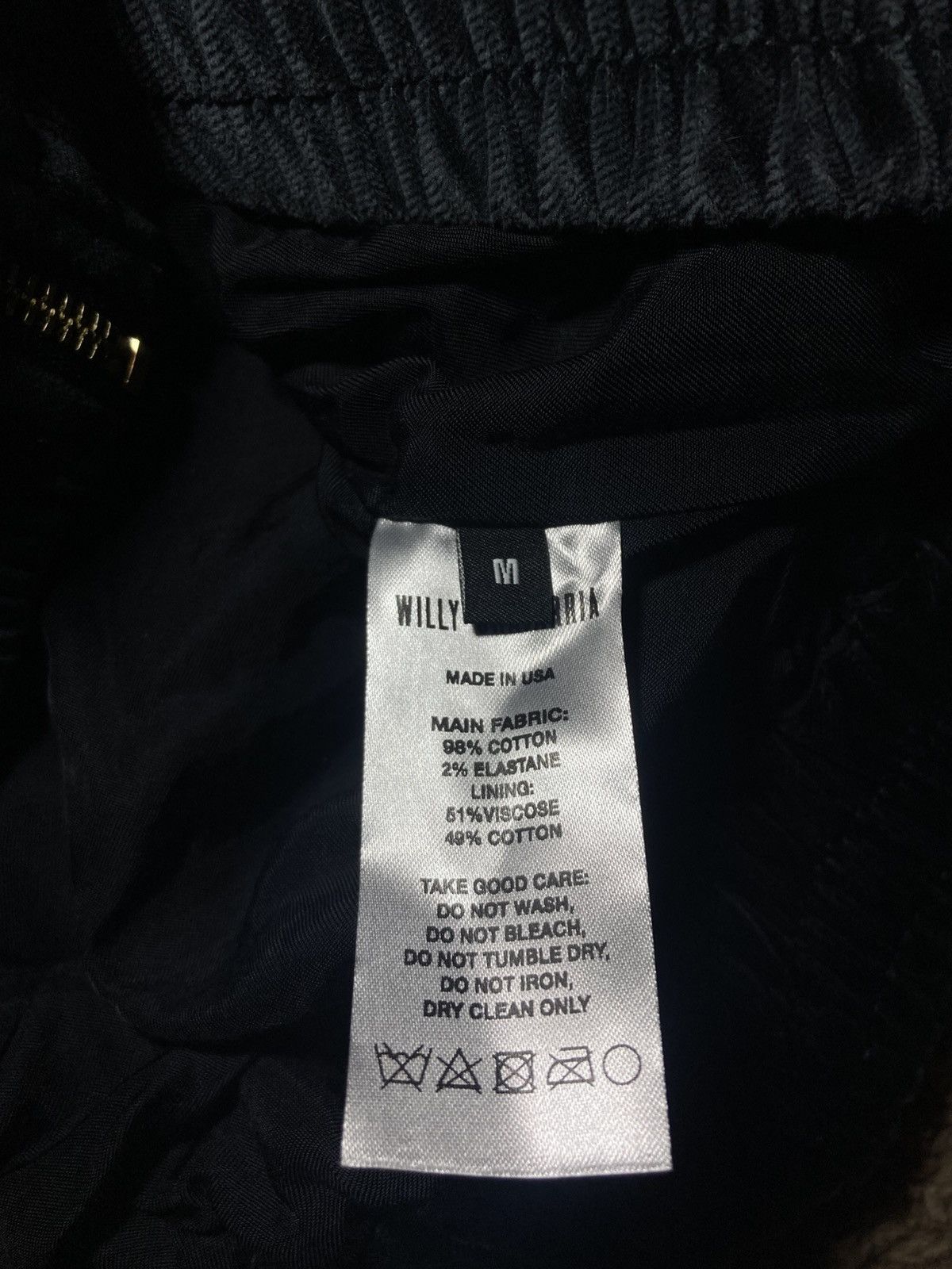 Willy Chavarria New AW25 Willy Chavarria Ruff Rider Track Velvet Jacket 2025 Size US M / EU 48-50 / 2 - 10 Thumbnail