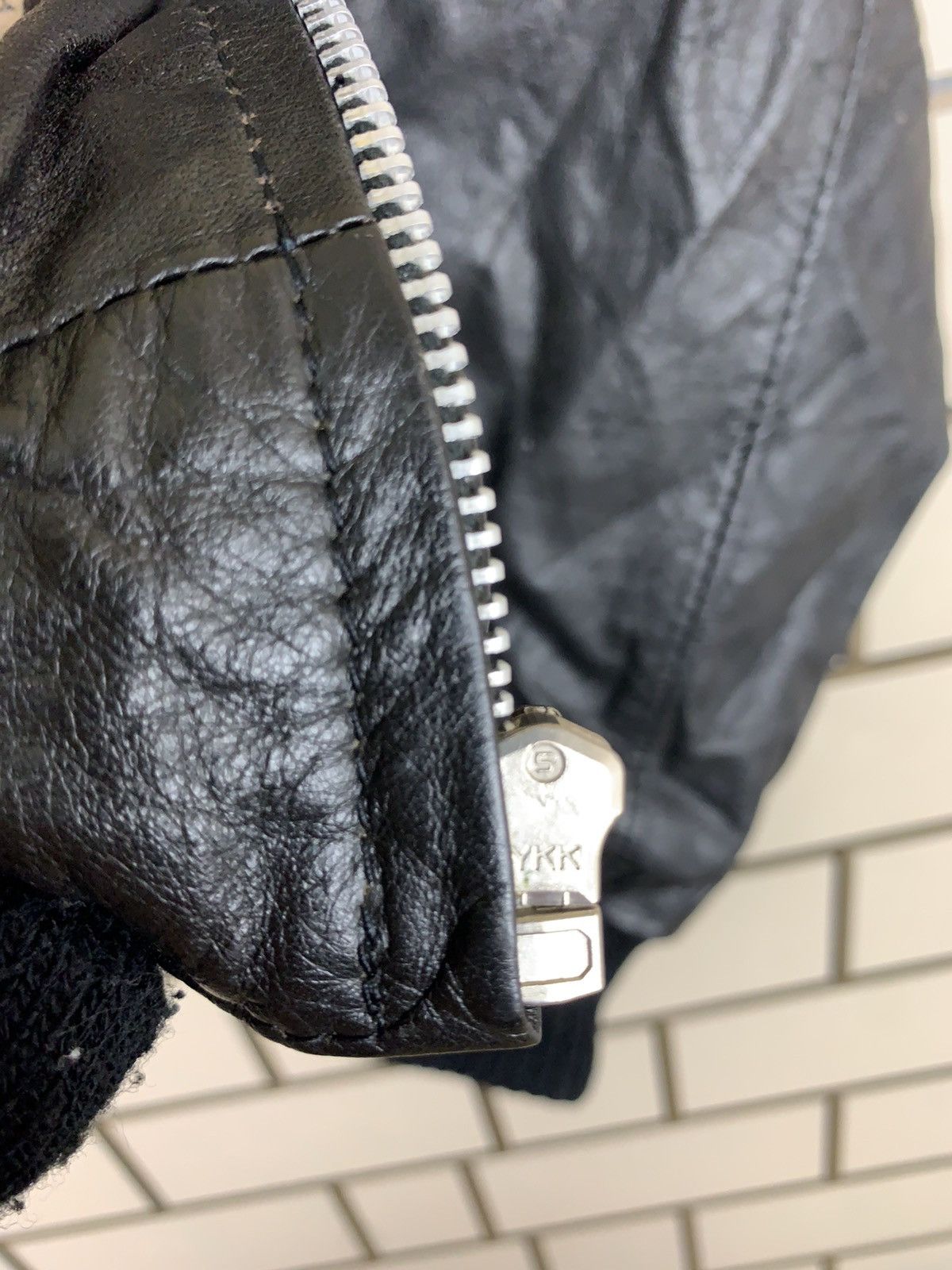 Japanese Brand Vintage Japanese Brand Leather Bomber Jacket Size US M / EU 48-50 / 2 - 13 Thumbnail