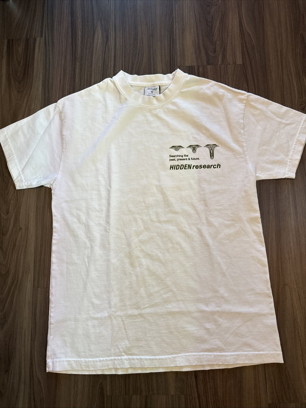 Hidden NY HIDDENresearch T-Shirt White Medium Made in USA