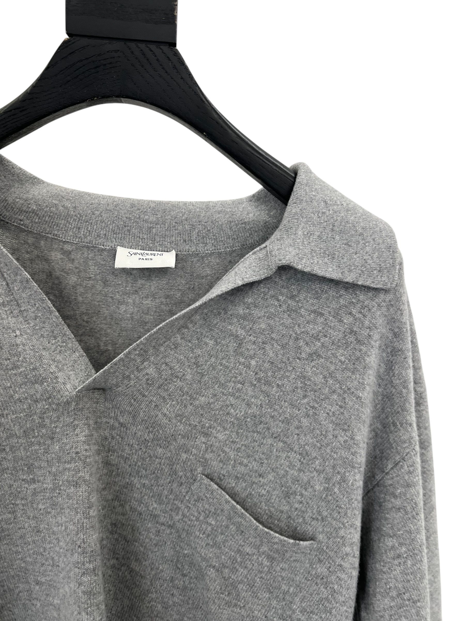 Saint Laurent Paris Saint Laurent Wool Polo Shirt Size US S / EU 44-46 / 1 - 2 Thumbnail