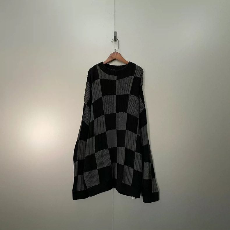 Balenciaga Balenciaga Color-block checkerboard sweater Size XS / US 0-2 / IT 36-38 - 3 Thumbnail