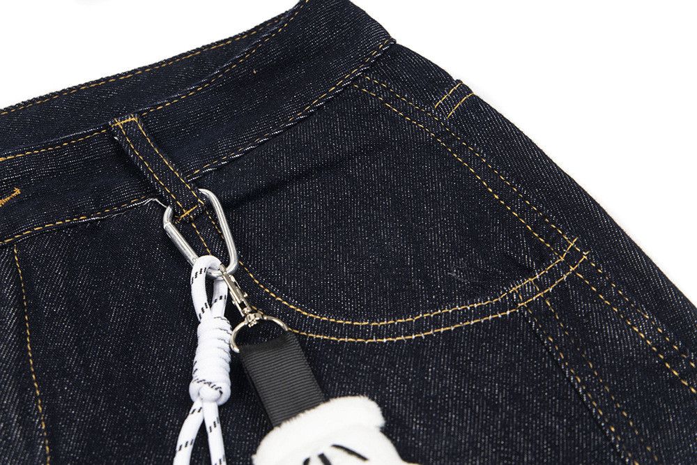 Japanese Brand Men's American-Style Wide-Leg Scythe Jeans Size US 32 / EU 48 - 4 Thumbnail