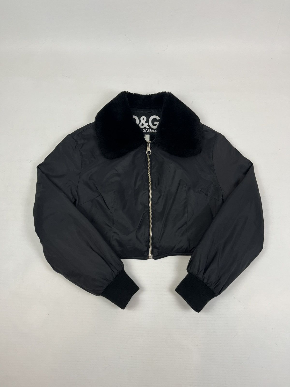 Dolce & Gabbana Vintage Cropped Dolce & Gabbana bomber jacket Size M / US 6-8 / IT 42-44 - 5 Thumbnail