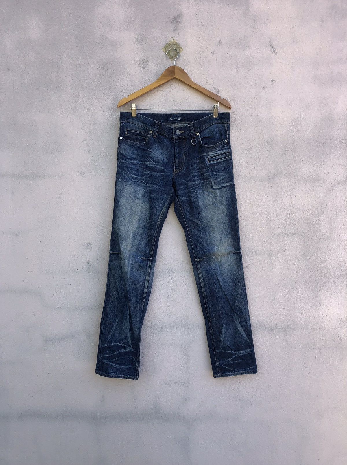 Japanese Brand Japanese Brand Halb Multiy Pocket Jeans Size US 33 - 1 Thumbnail