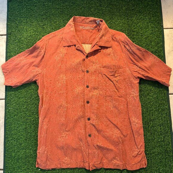 Other Caribbean Palm Print Button-Up Shirt Size US M / EU 48-50 / 2 - 1 Thumbnail