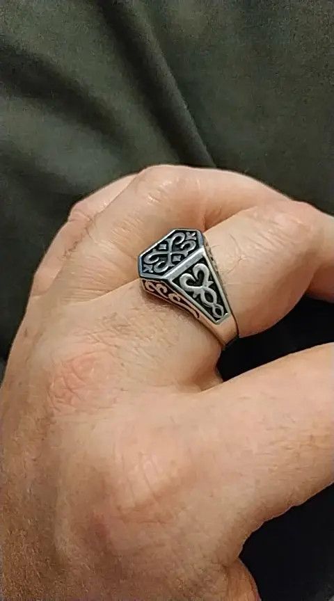 Ring Of Fire Nordic Viking Vintage Ring🔥🔥🔥 Size ONE SIZE - 1 Thumbnail