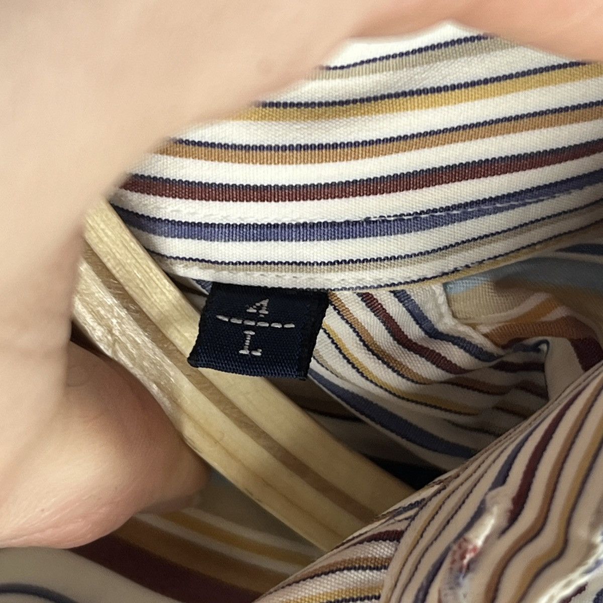 Burberry × Designer Burberry Shirt Button Up Striped Pattern Print Multicolour Size US L / EU 52-54 / 3 - 9 Thumbnail