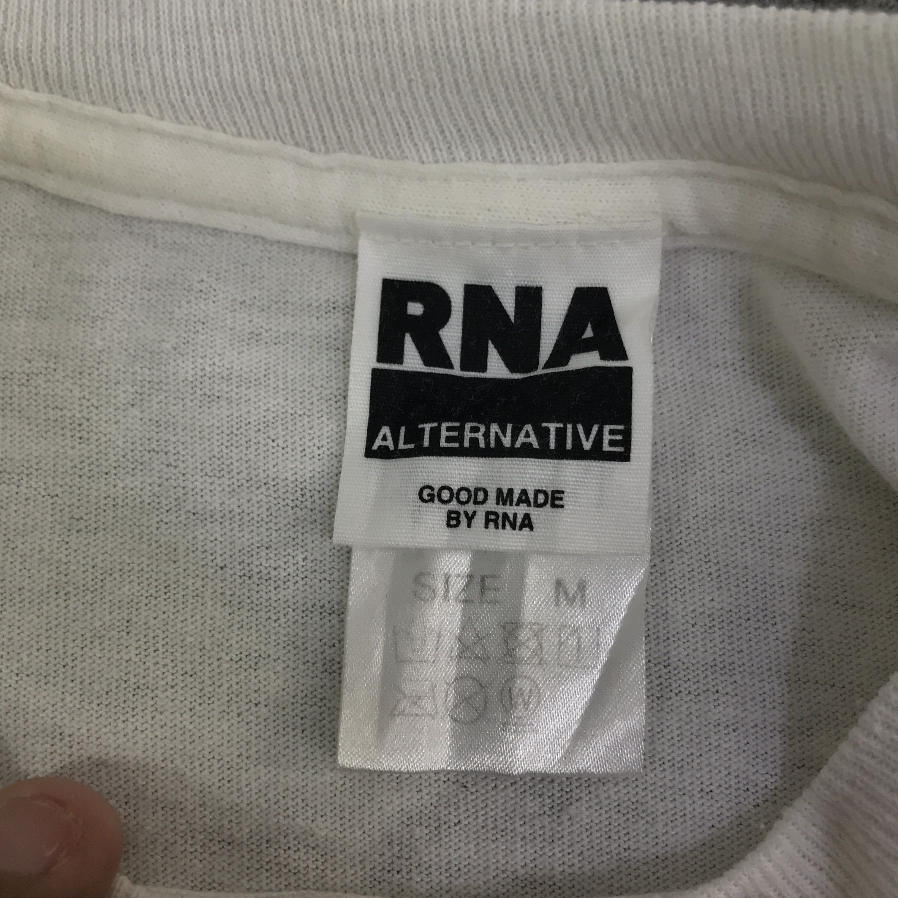 Japanese Brand Rna japan alternative 1984 long sleeve t-shirt K117B4 Size US M / EU 48-50 / 2 - 14 Thumbnail
