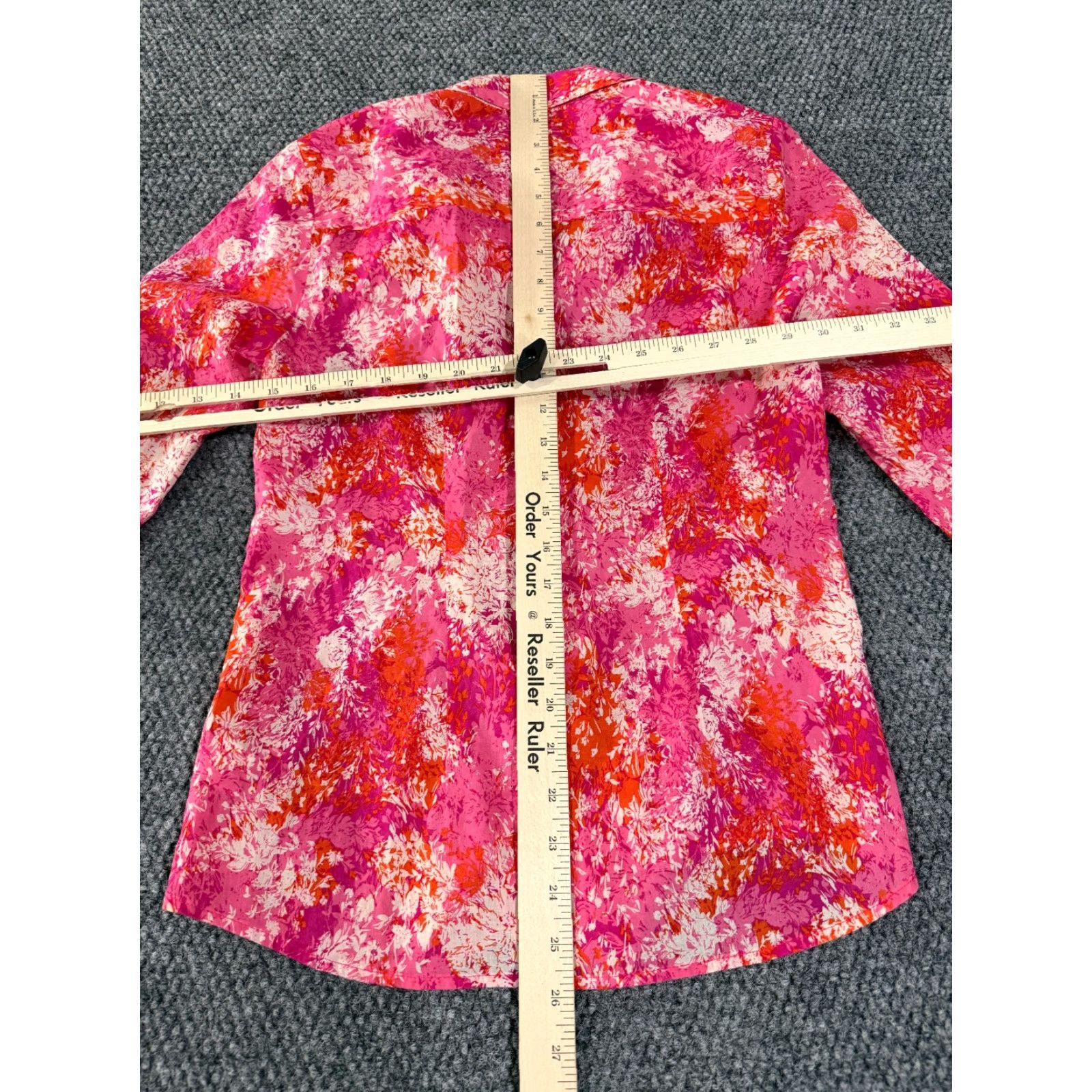 Coldwater Creek Coldwater Creek Button Up Shirt Womens XS Pink Floral Long Sleeve Lightweight Blouse Size XS / US 0-2 / IT 36-38 - 7 Thumbnail