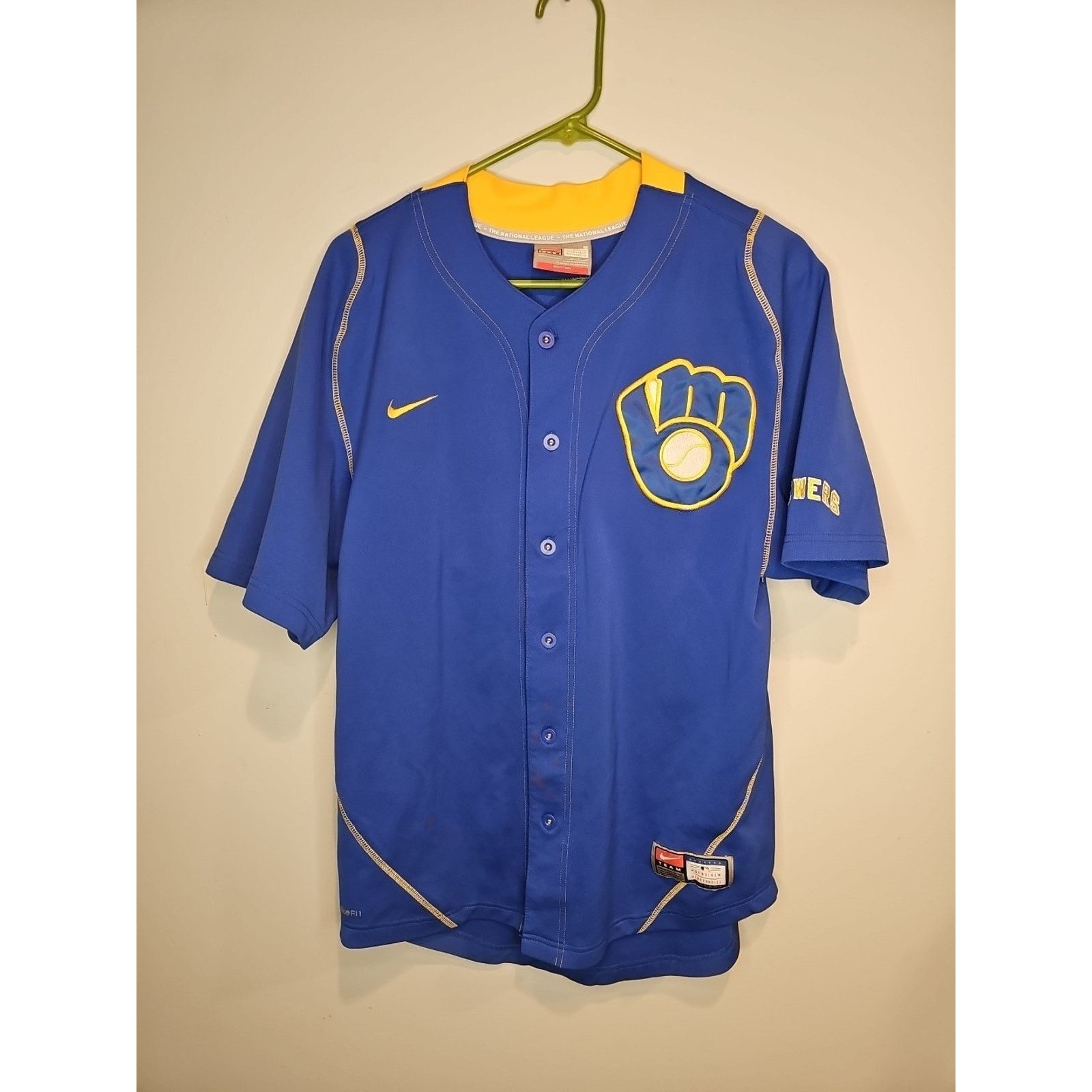 Nike Y2K Nike Milwaukee Brewers Prince Fielder #28 Jersey size S Size US S / EU 44-46 / 1 - 1 Thumbnail