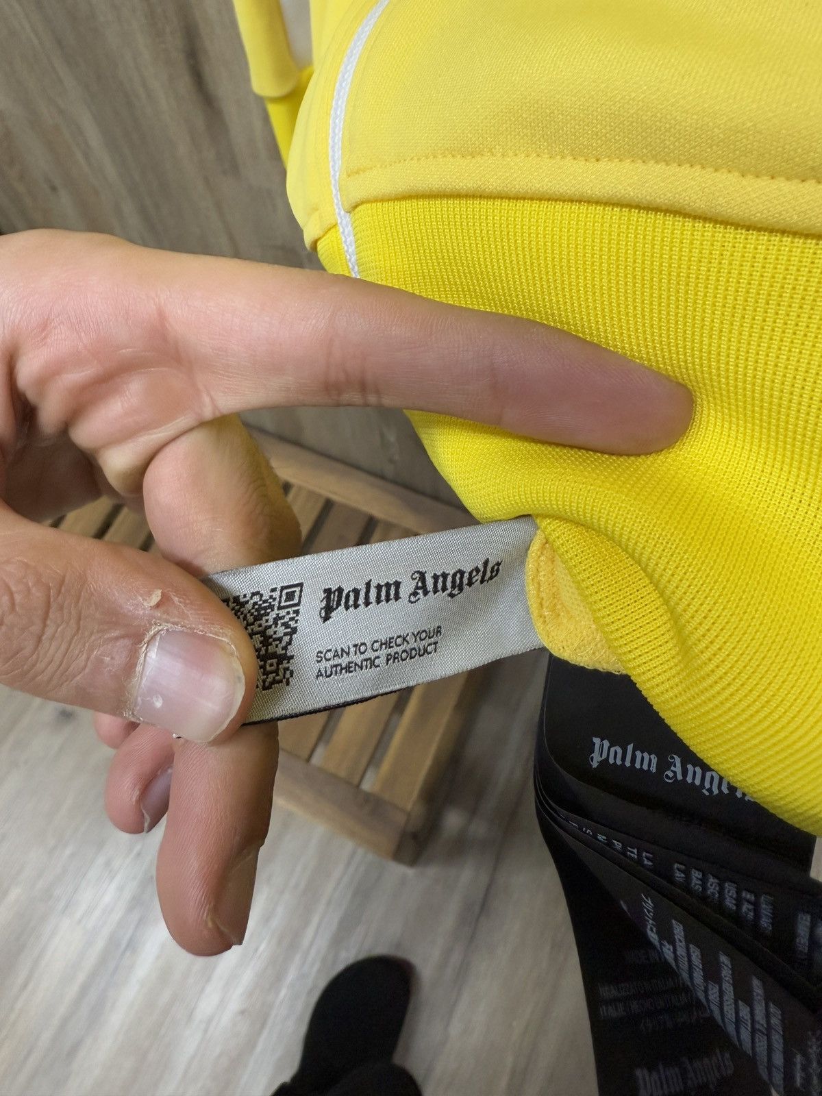 Palm Angels Palm Angels yellow track Jacket Size US L / EU 52-54 / 3 - 11 Thumbnail