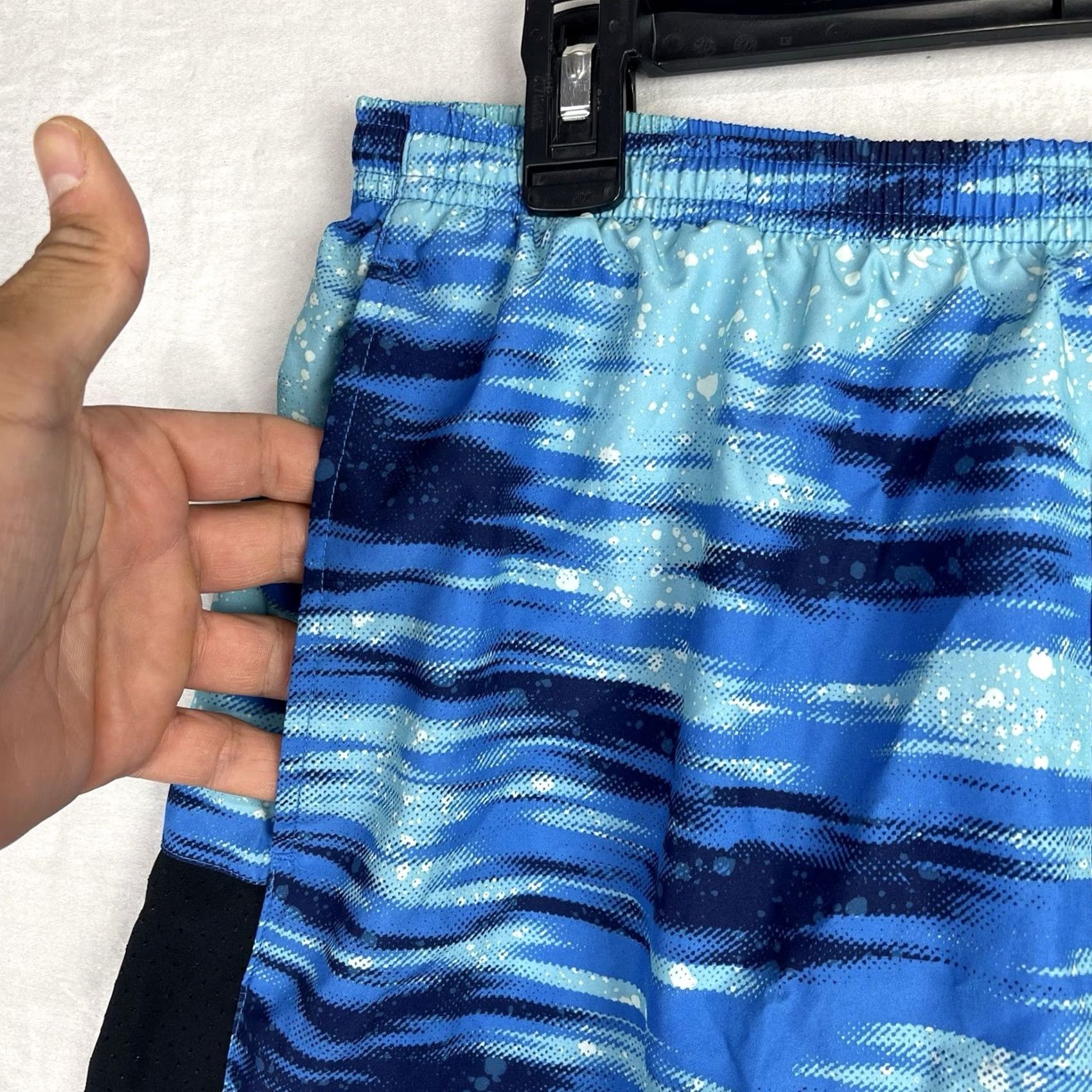 Nike Nike Swim Shorts Mens Large Blue Dri Fit Lined Swimming Beach Surfing Swim Size US 33 - 4 Thumbnail