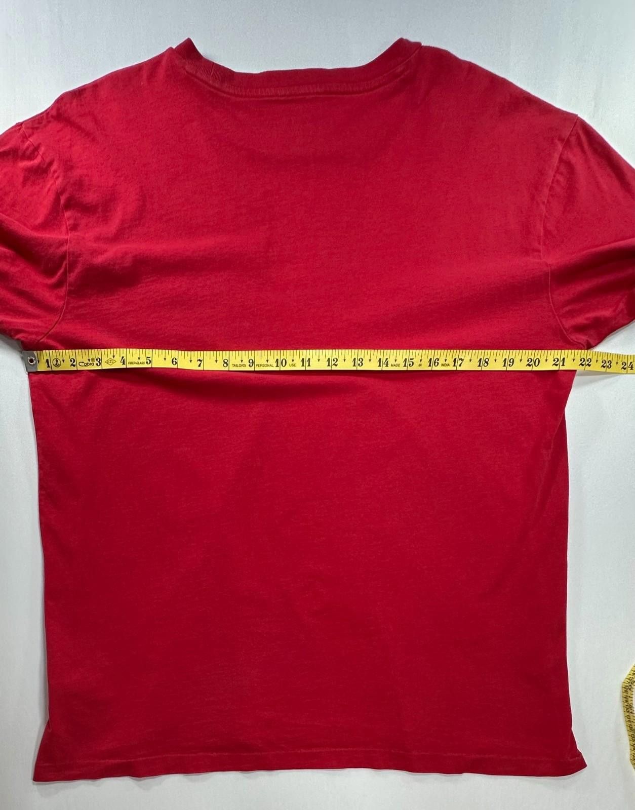 Polo Ralph Lauren Polo Ralph Lauren 100% Cotton Pocketed T-Shirt Red Mens M Size US M / EU 48-50 / 2 - 4 Thumbnail