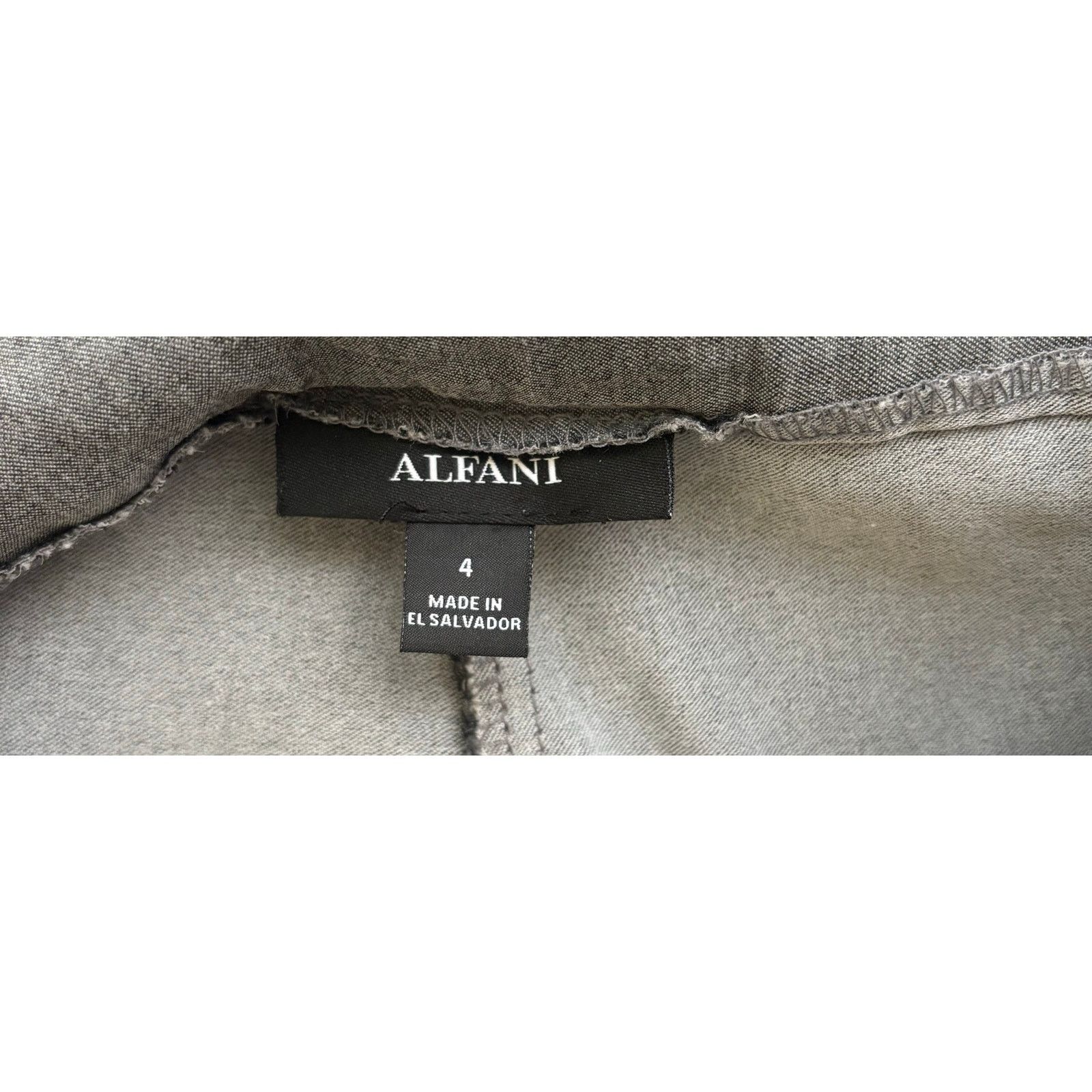Alfani Alfani Gray Ankle Pants Women’s Size 4 Pull On Size 27" / US 4 / IT 40 - 8 Thumbnail