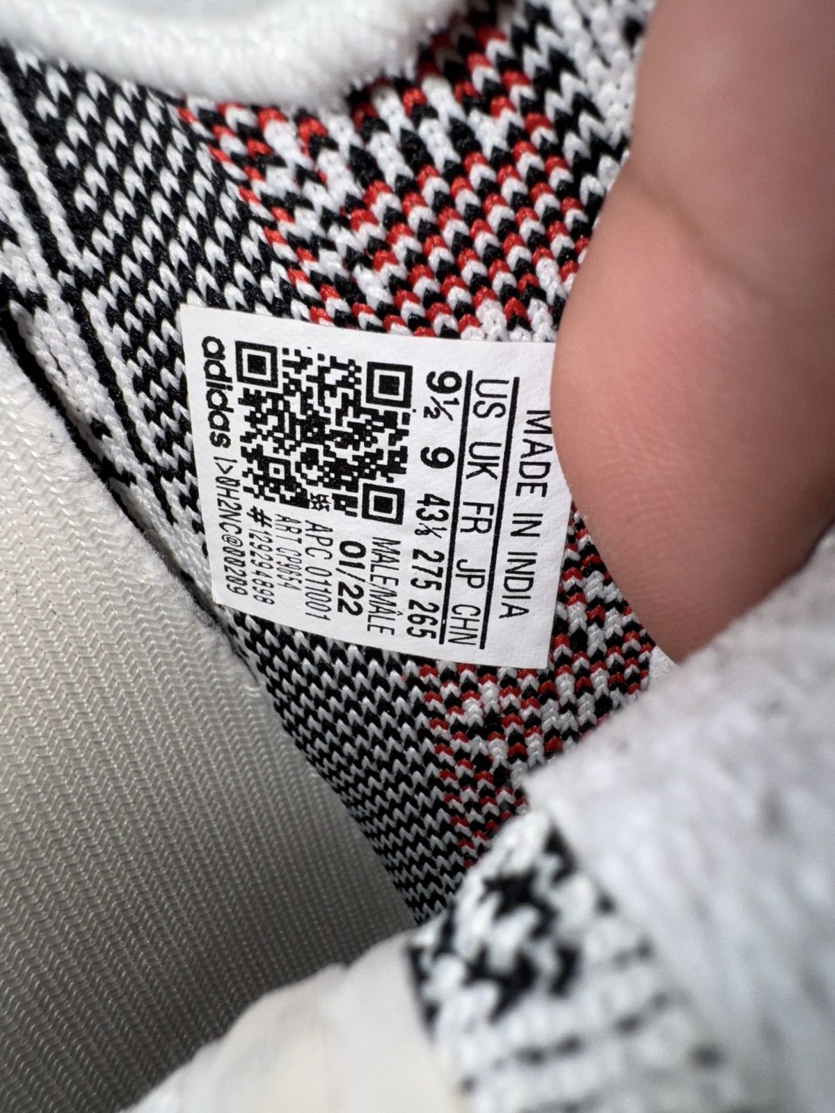 Yeezy Adidas Yeezy Boost 350 V2 Zebra Size US 9.5 / EU 42-43 - 11 Thumbnail