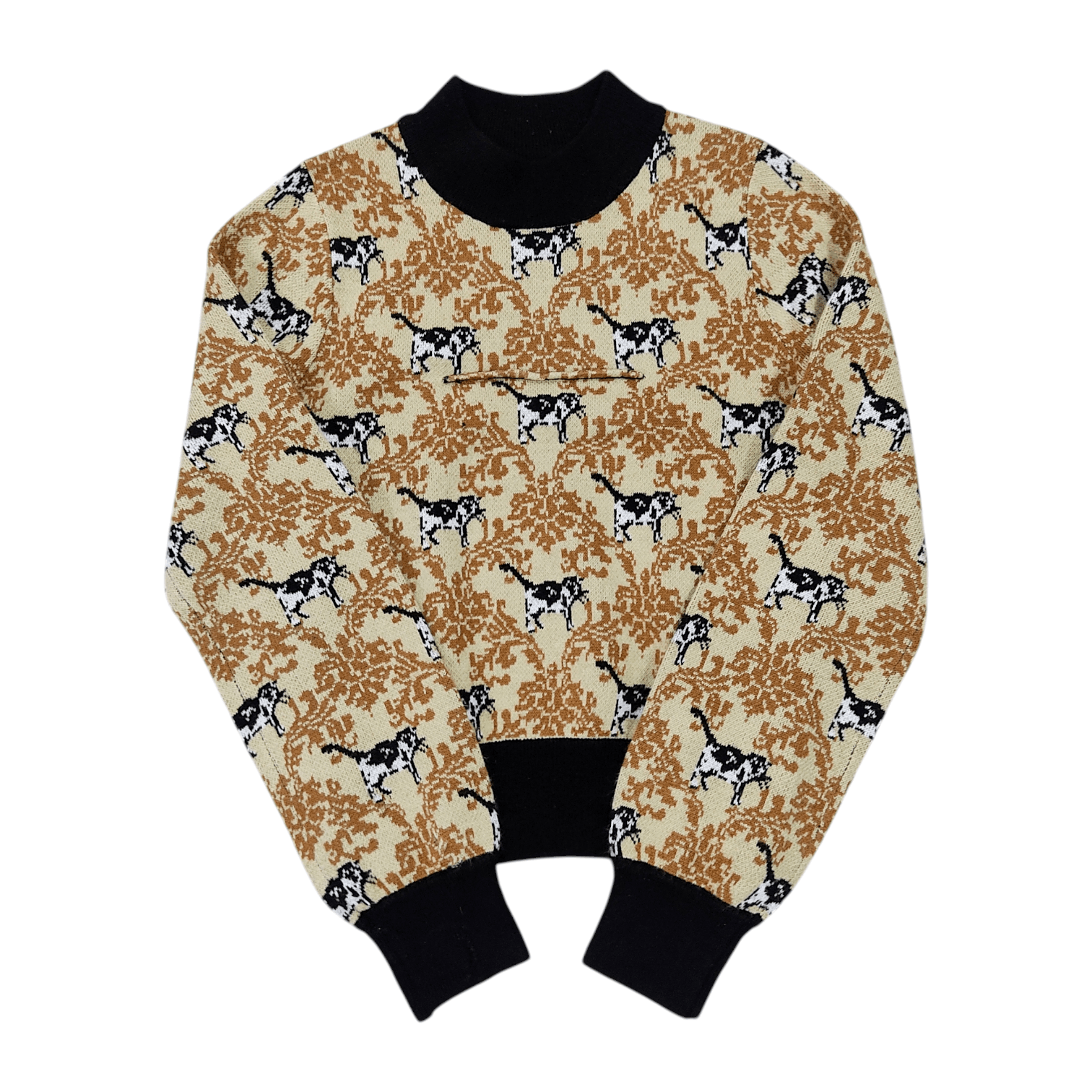 GU × Undercover GU Undercover Jacquard Knit Cropped Sweater Size S / US 4 / IT 40 - 3 Thumbnail