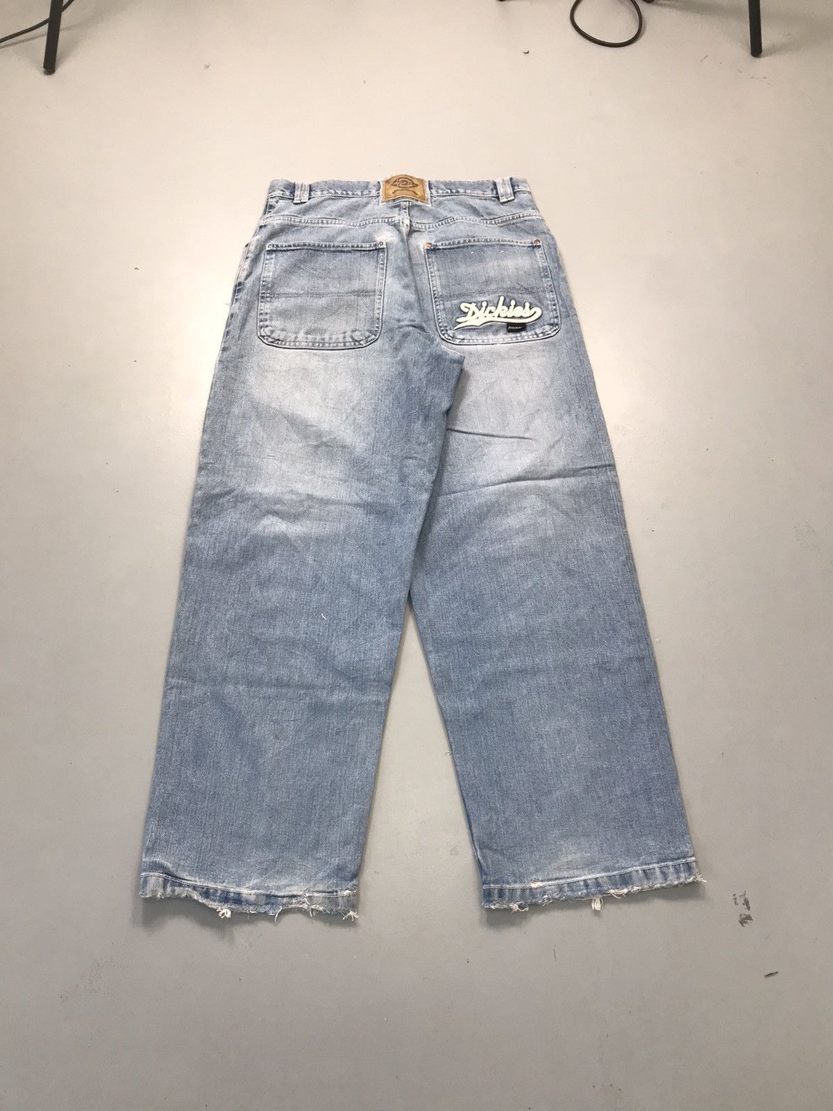 Dickies Vintage dickies big daddy damaged denim Size US 34 / EU 50 - 1 Thumbnail
