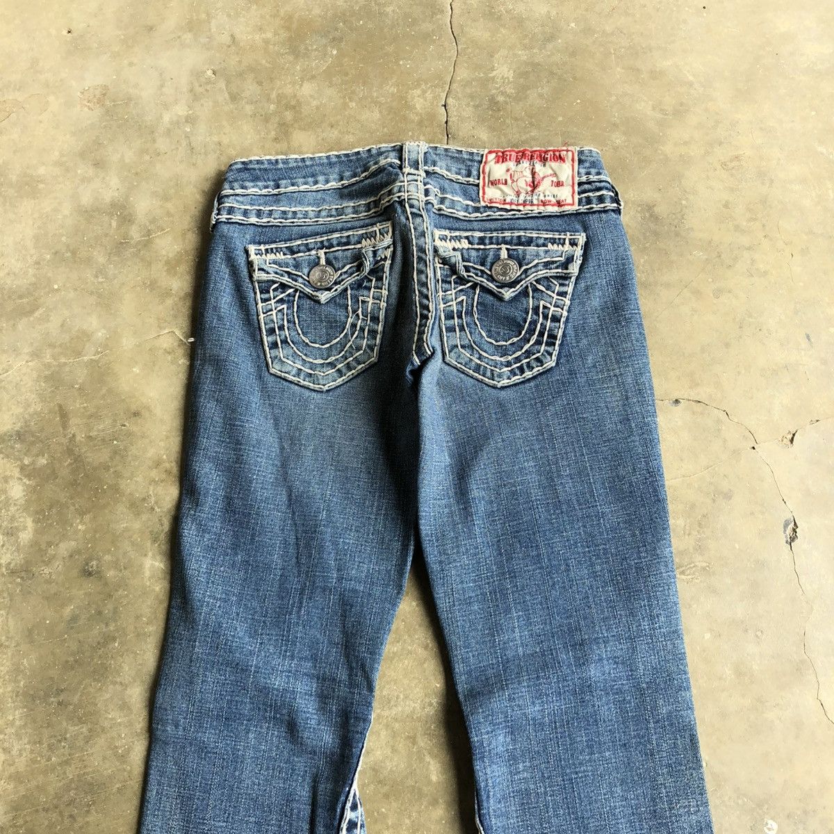 True Religion Vintage True Religion USA Bootcut Flared Denim Jeans Blue Size US 28 / EU 44 - 2 Thumbnail