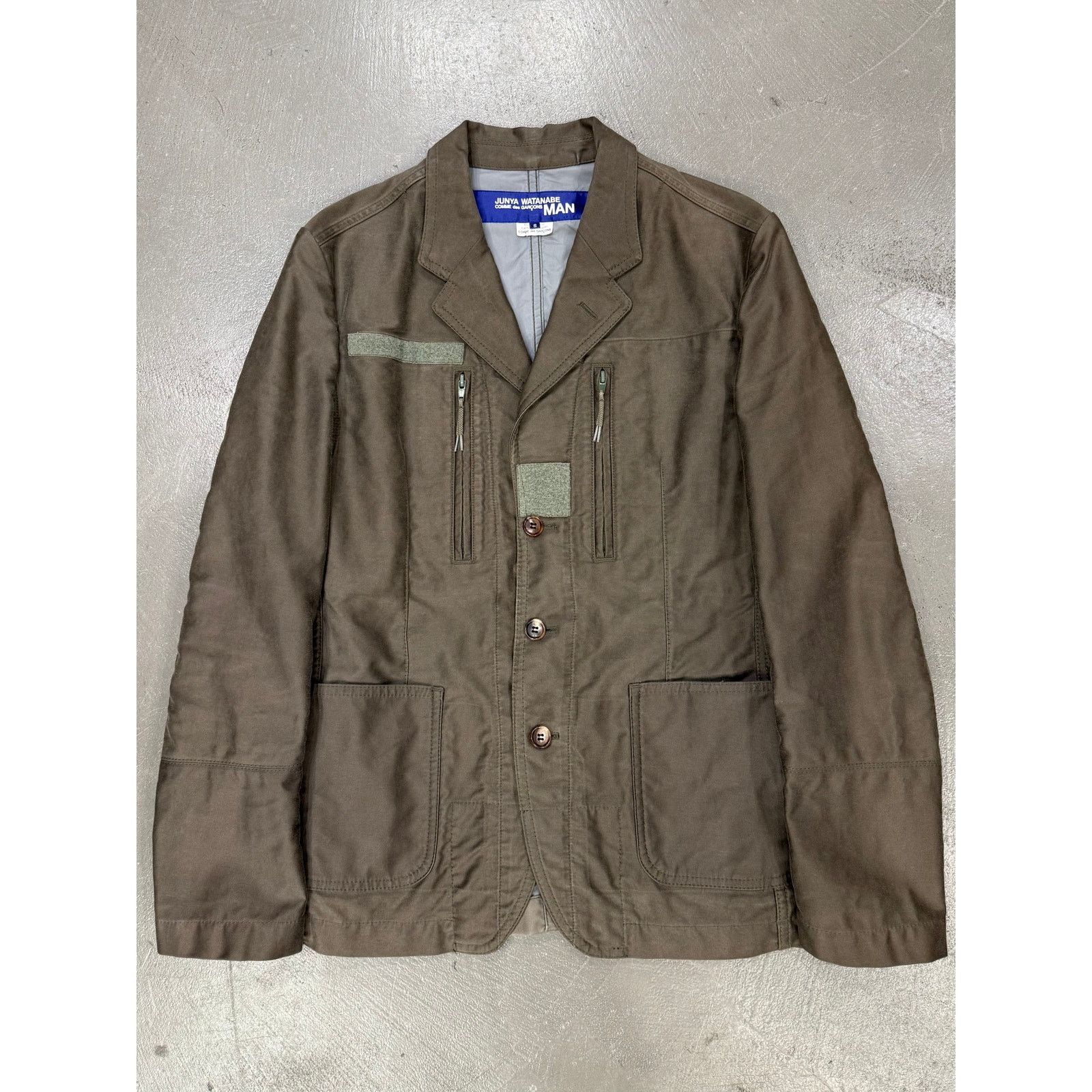 Junya Watanabe A/W2004 Junya Watanabe military blazer coat Size S / US 4 / IT 40 - 1 Thumbnail