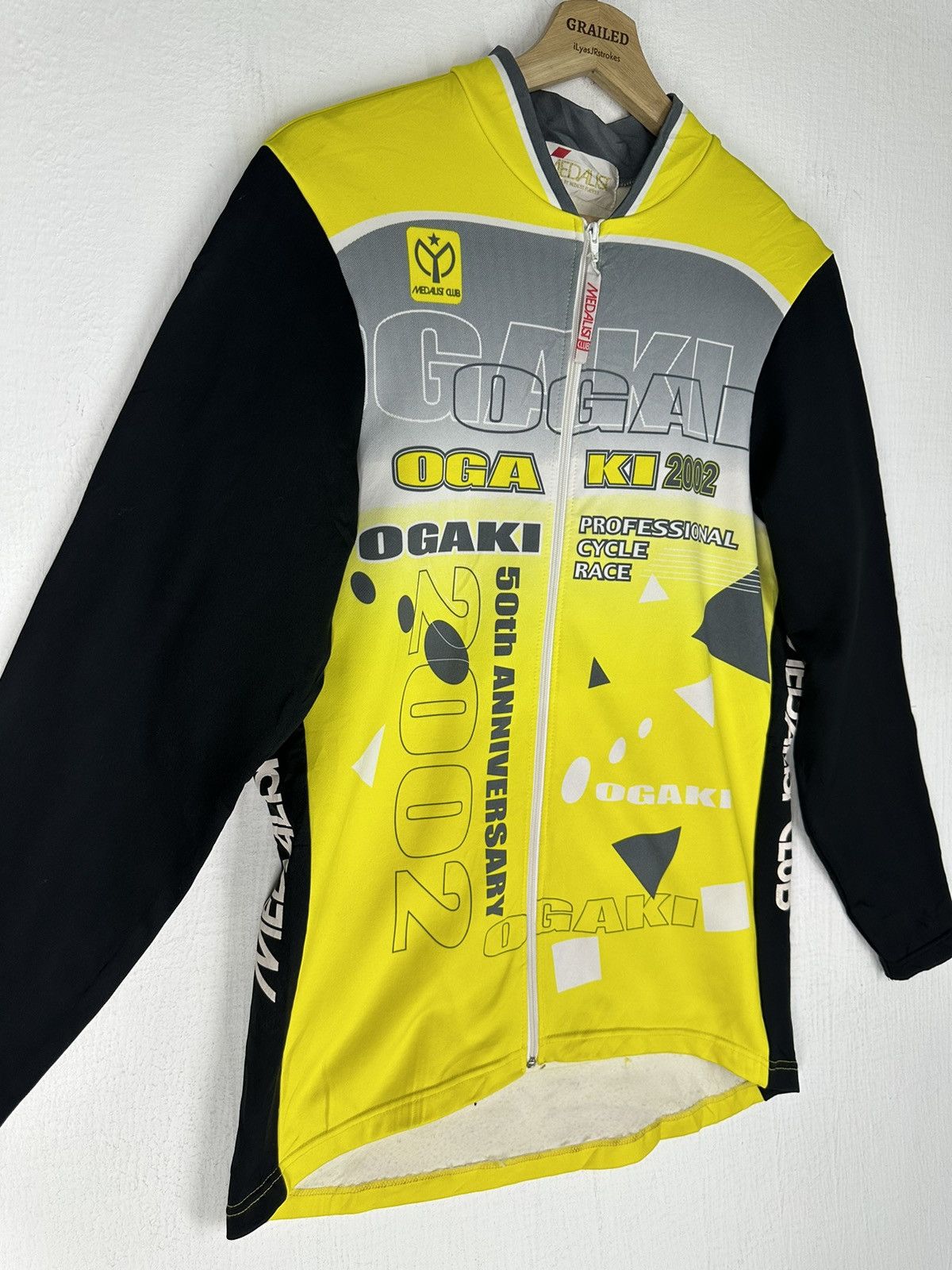 Vintage Vtg Medalist Club Ogaki 50th Anniversary Cycle Race Jersey Size US M / EU 48-50 / 2 - 4 Thumbnail