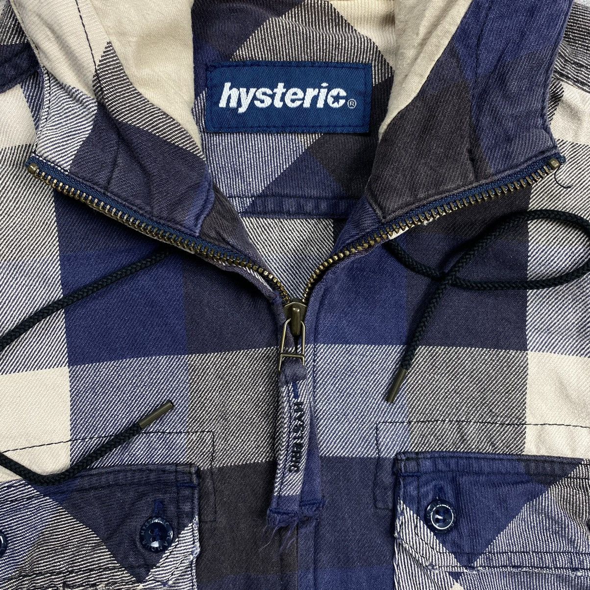 Hysteric Glamour × Japanese Brand vintage Hysteric glamour hooded zip up flannel Size US S / EU 44-46 / 1 - 8 Thumbnail