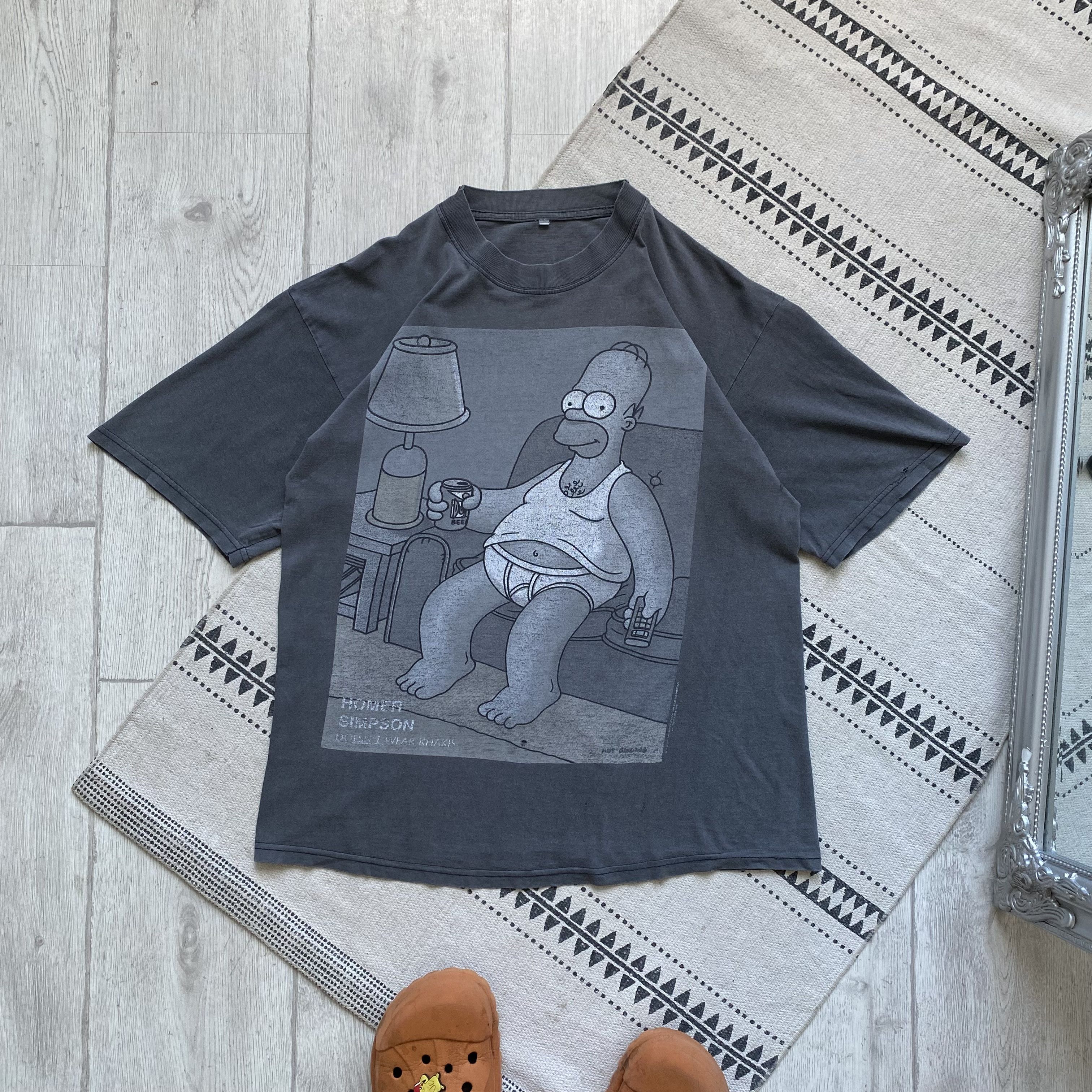 The Simpsons Vintage 90s Thrashed The Simpsons tee Faded Distressed Size US M / EU 48-50 / 2 - 1 Thumbnail