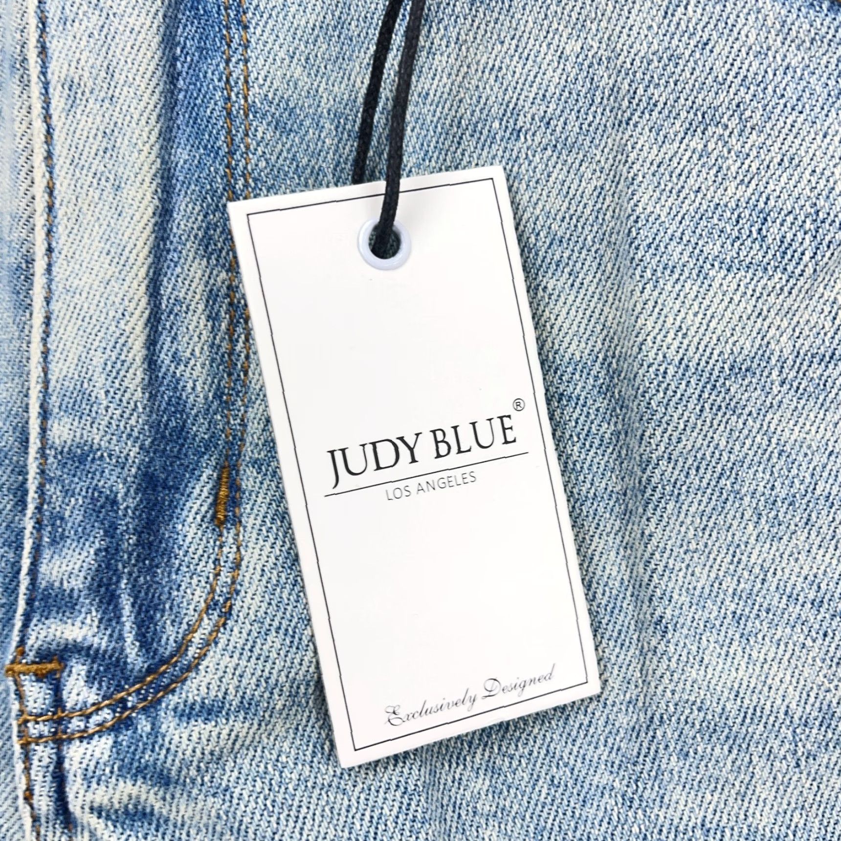 Vintage Judy Blue Jeans Women 16W Straight Leg High Waist Light Wash Distressed Holes Jeans Size 38" / US 16 / IT 52 - 6 Thumbnail