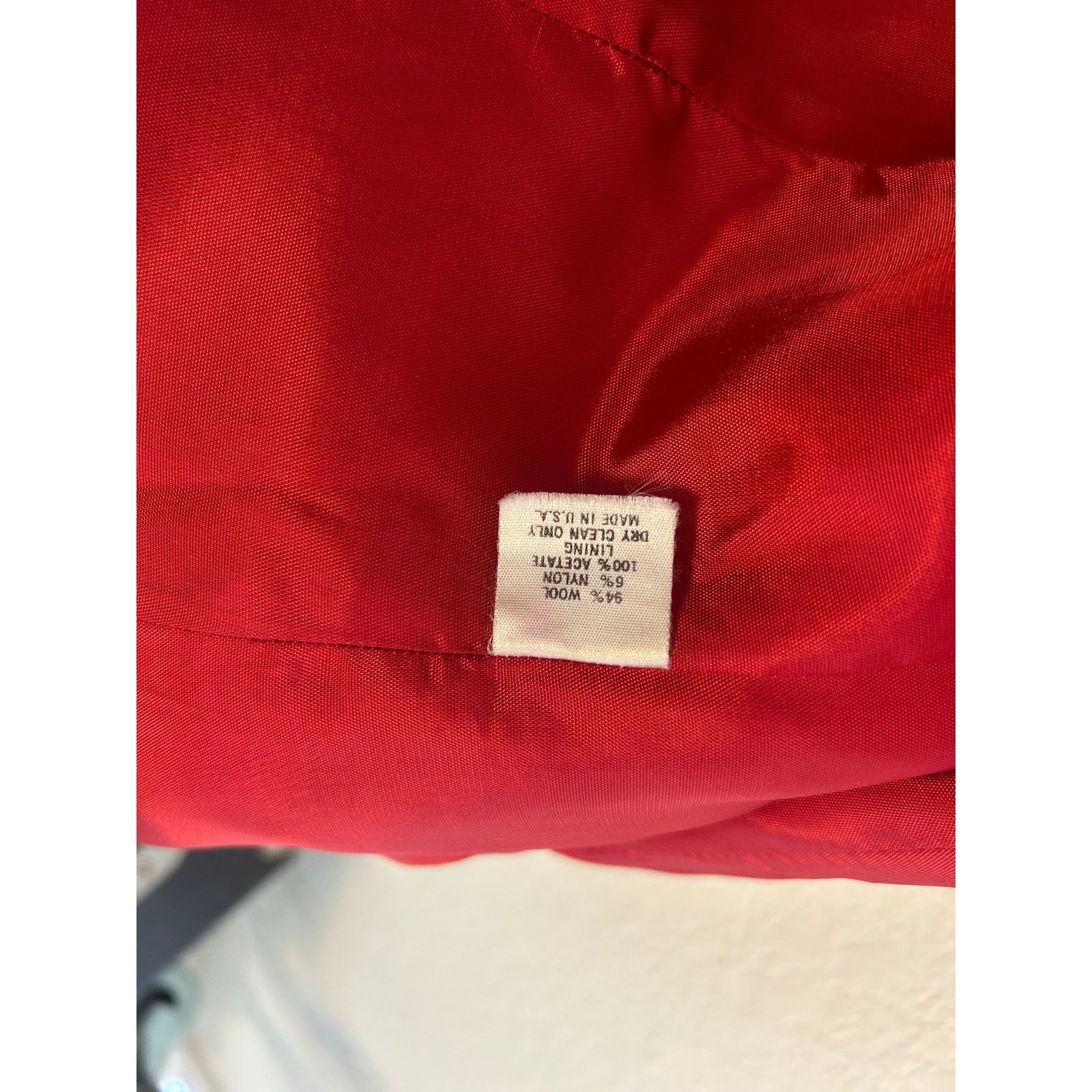 Other Vintage Georgiou Studio Red Braided Trim Jacket Women’s 10/M Size M / US 6-8 / IT 42-44 - 5 Thumbnail
