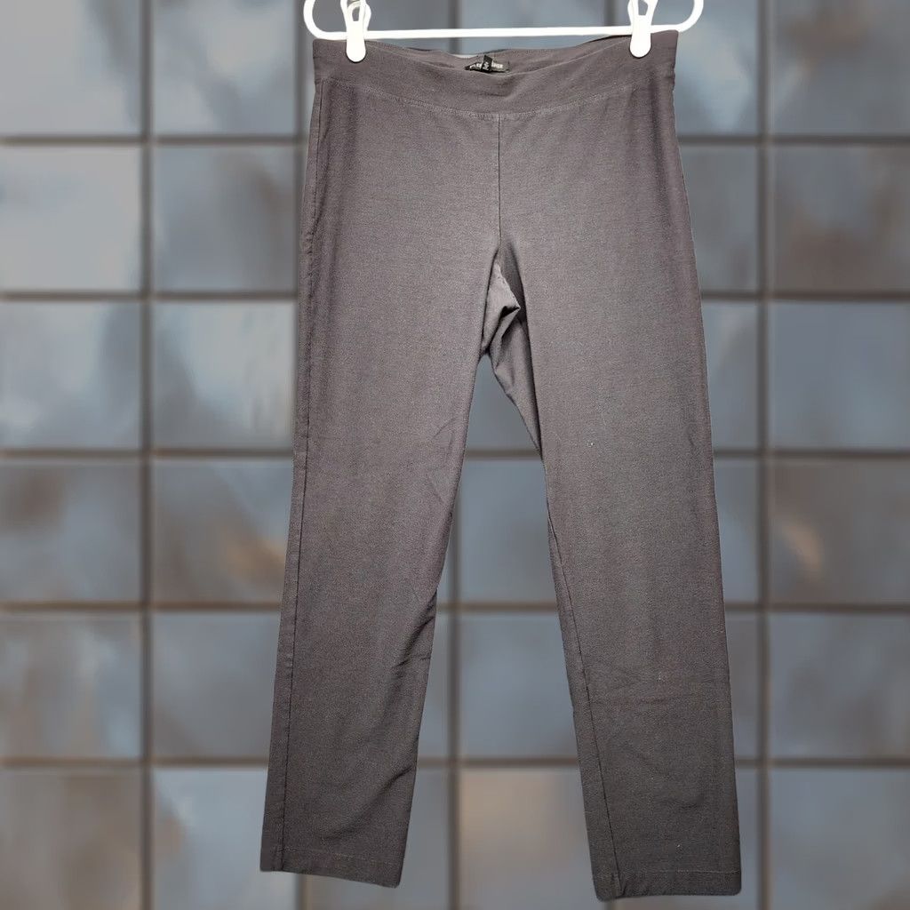 Eileen Fisher Eileen Fisher Pant Women Small Black Pull On Elastic Waist Stretch Legging Ankle Womens S Black Pull On Elastic Waist Ankle Legging Size 28" / US 6 / IT 42 - 1 Thumbnail