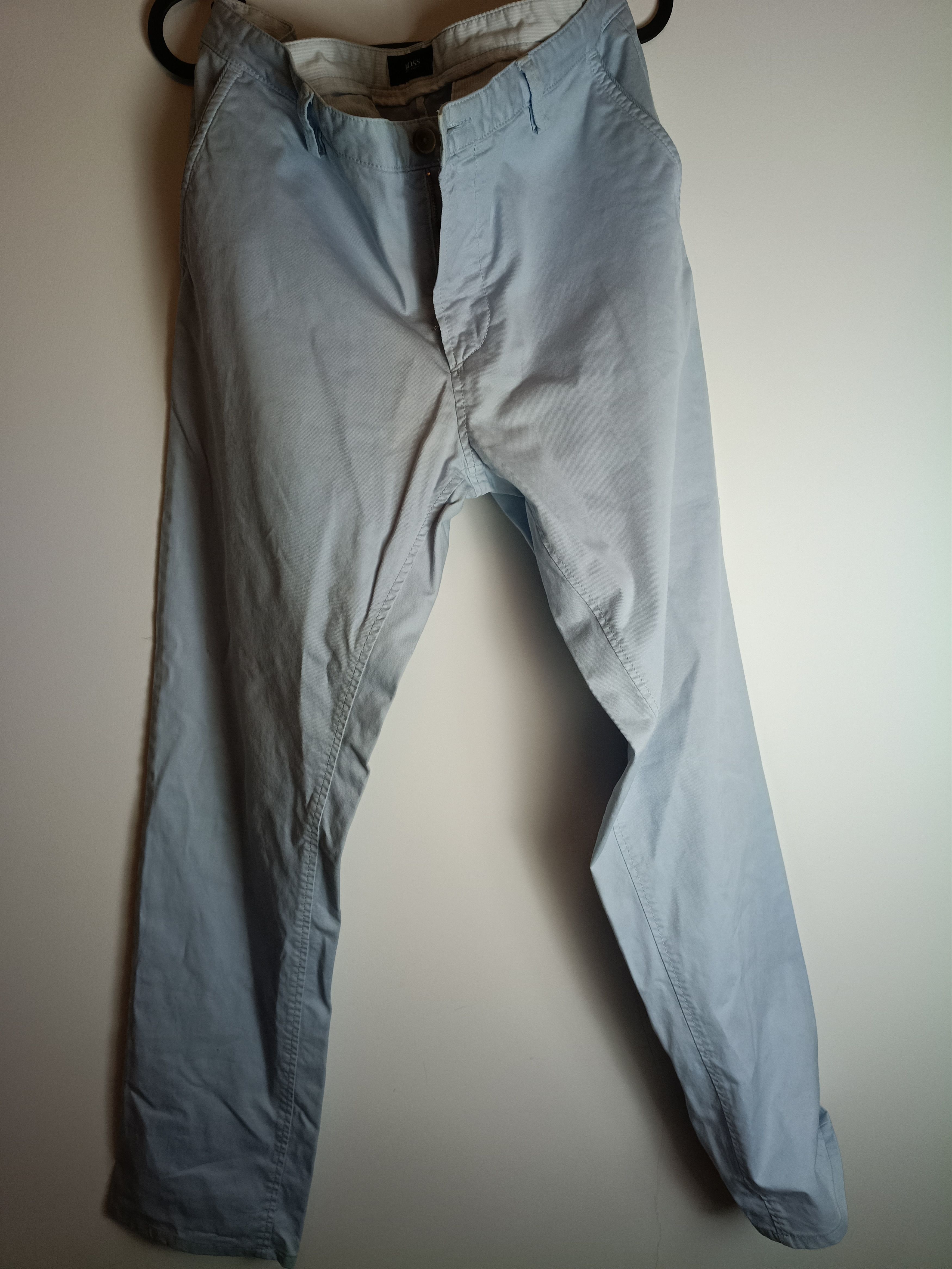 Hugo Boss Hugo Boss light blue trousers Size US 36 / EU 52 - 1 Thumbnail