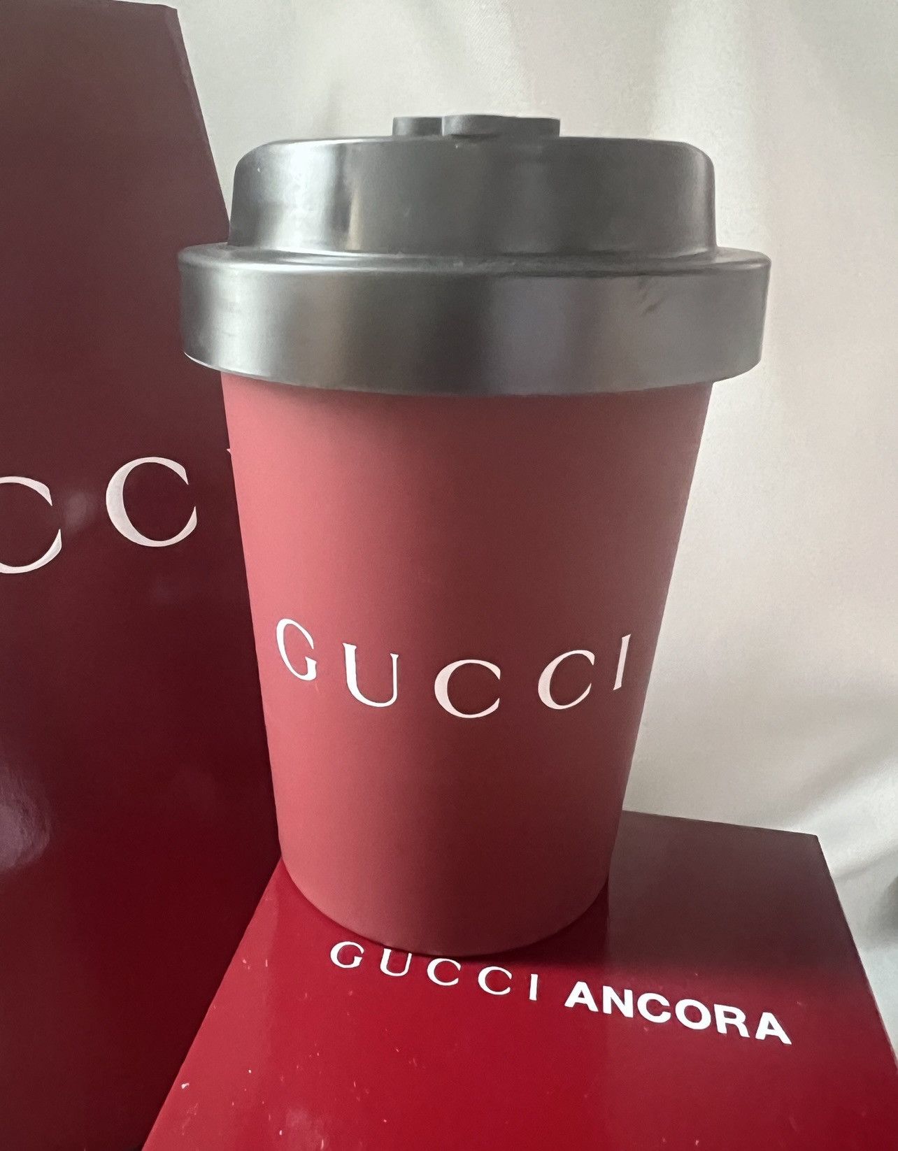 Gucci ☕️ Rare! Gucci Reusable Coffee Cup Size ONE SIZE - 4 Thumbnail