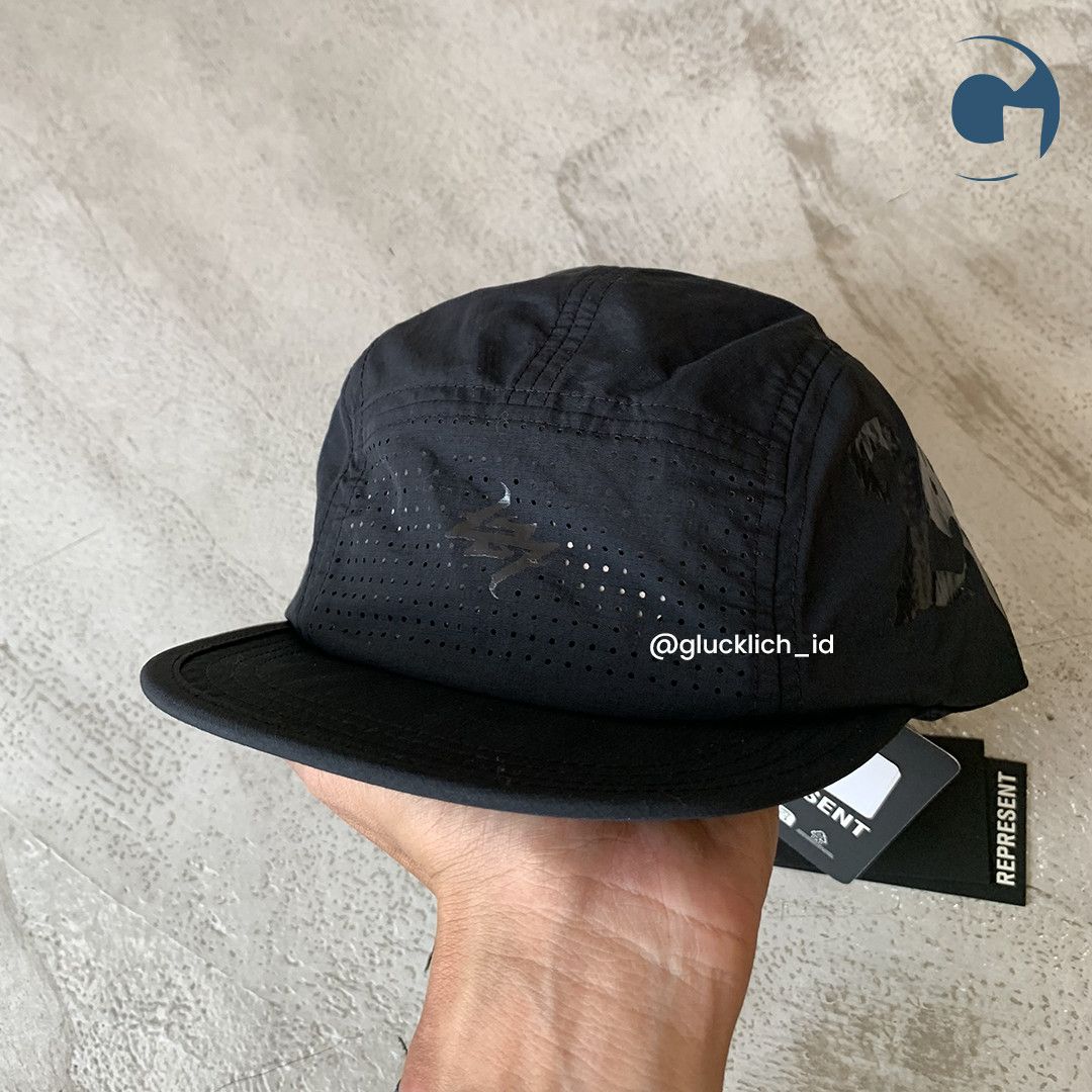 Other Represent 247, X END Running Cap in Jet Black Size ONE SIZE - 6 Thumbnail